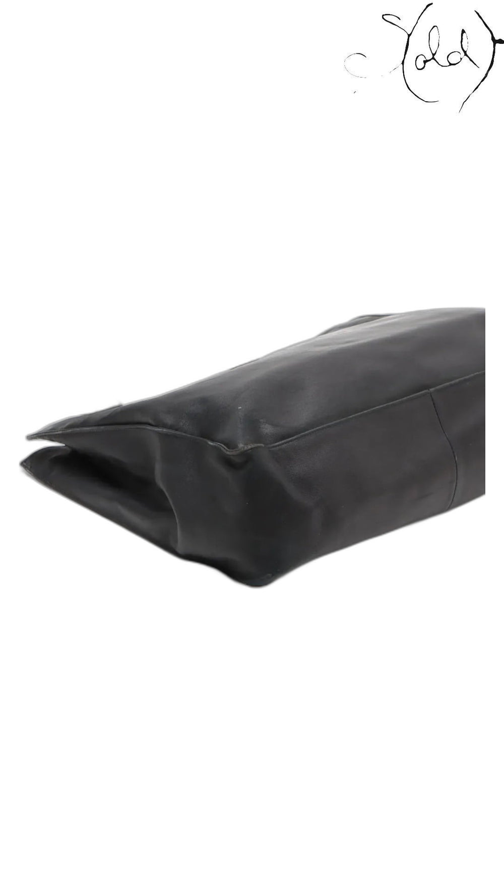 Chanel Coco Mark black leather tote bag - view 4