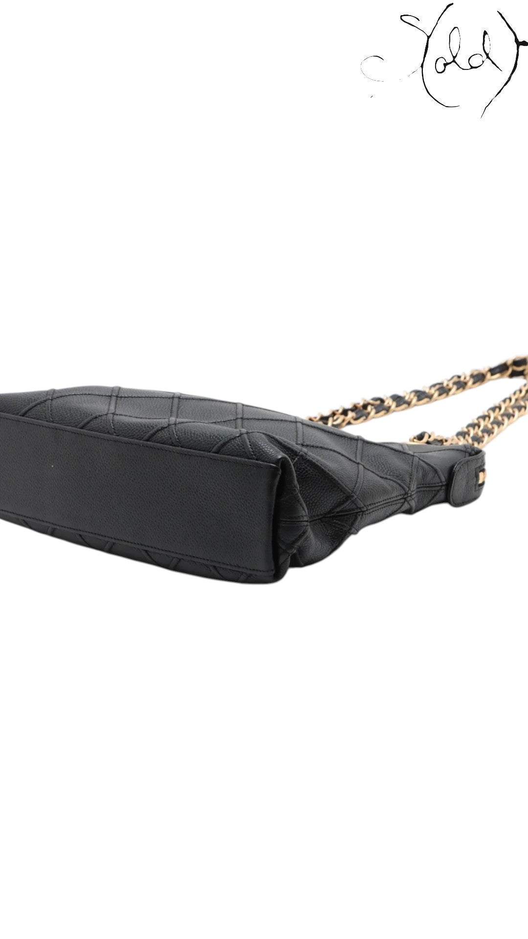 Chanel Bicolore Caviar Shoulder Bag Early 2000s, Interior view | Sold Attire