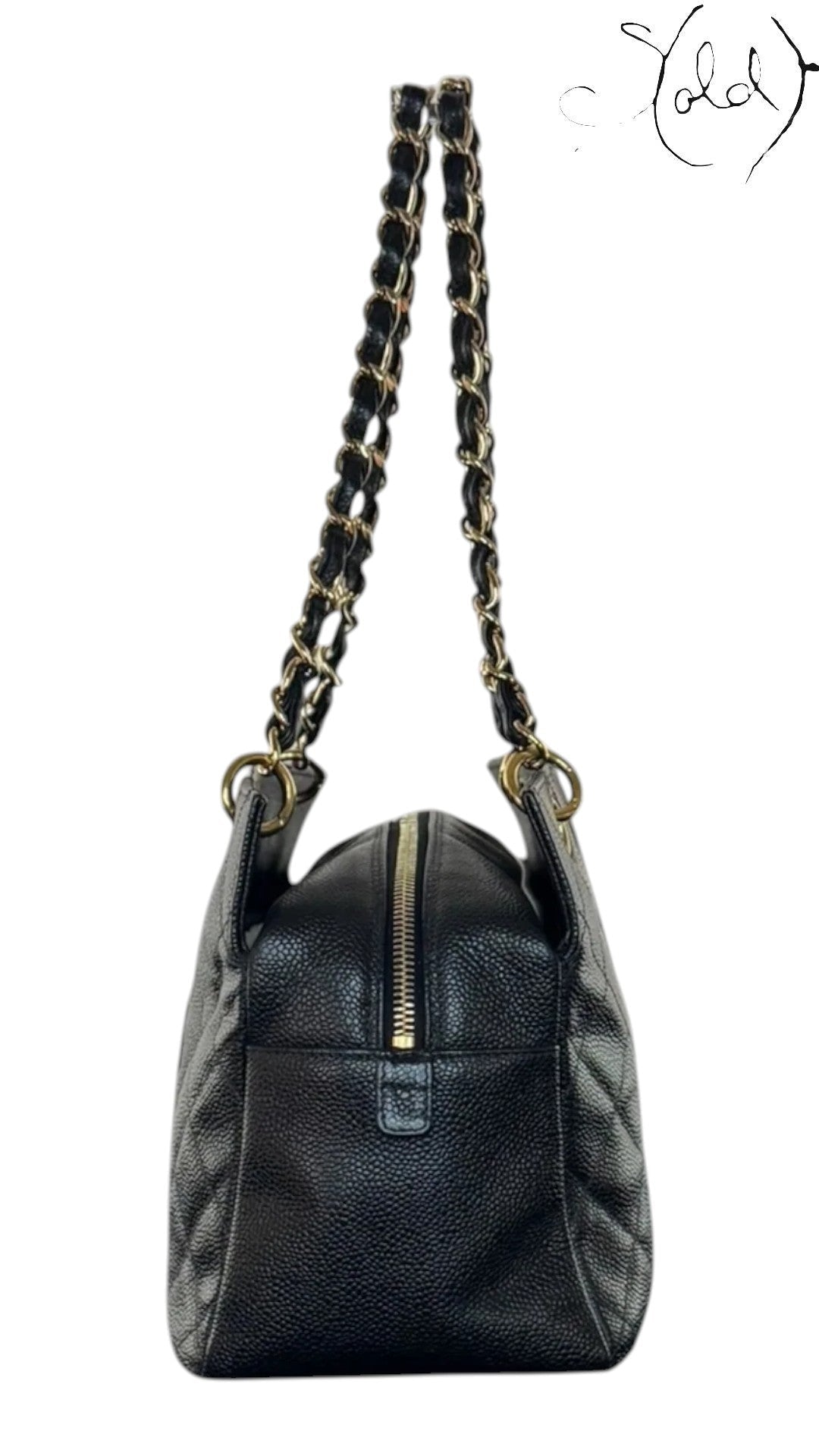 Chanel Petite Timeless Tote Black Caviar GHW 1999 | Sold Attire, Authenticated Pre - Owned | Sold Attire