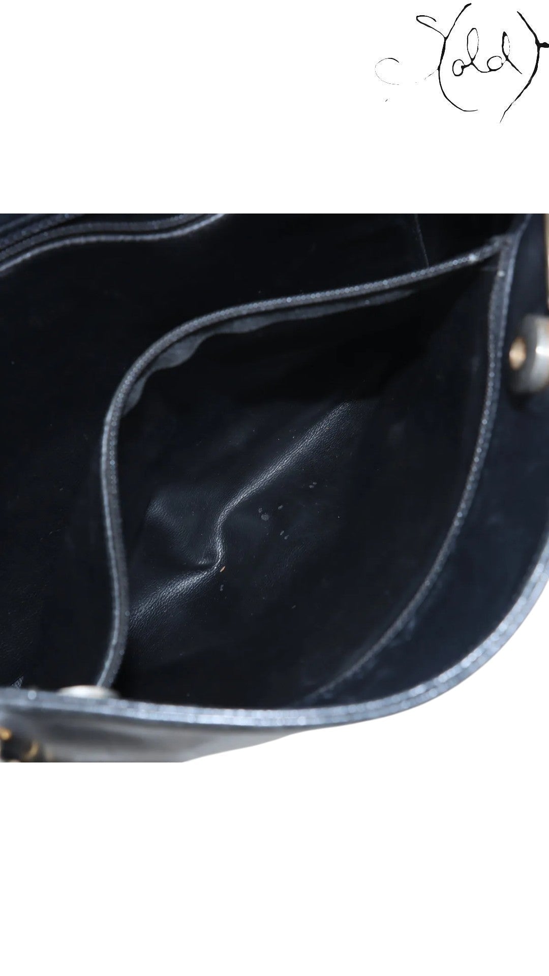 Chanel Tote Bag Chanel Vintage 1980s Matelassé Lambskin Chain Tote Black Gold | Sold Attire