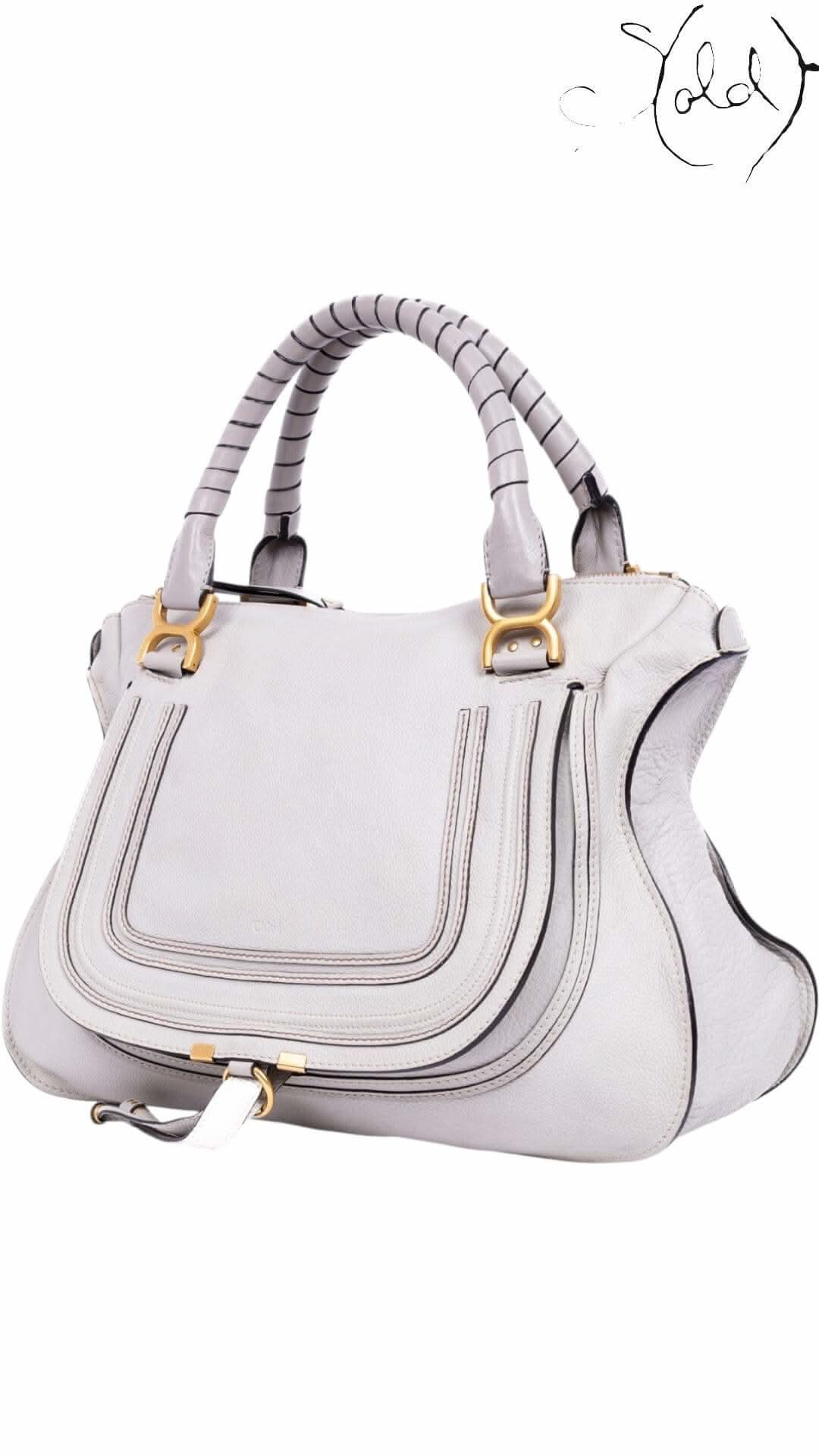 Chloé Marcie Satchel | Chloé Marcie Large Satchel | Sold Attire