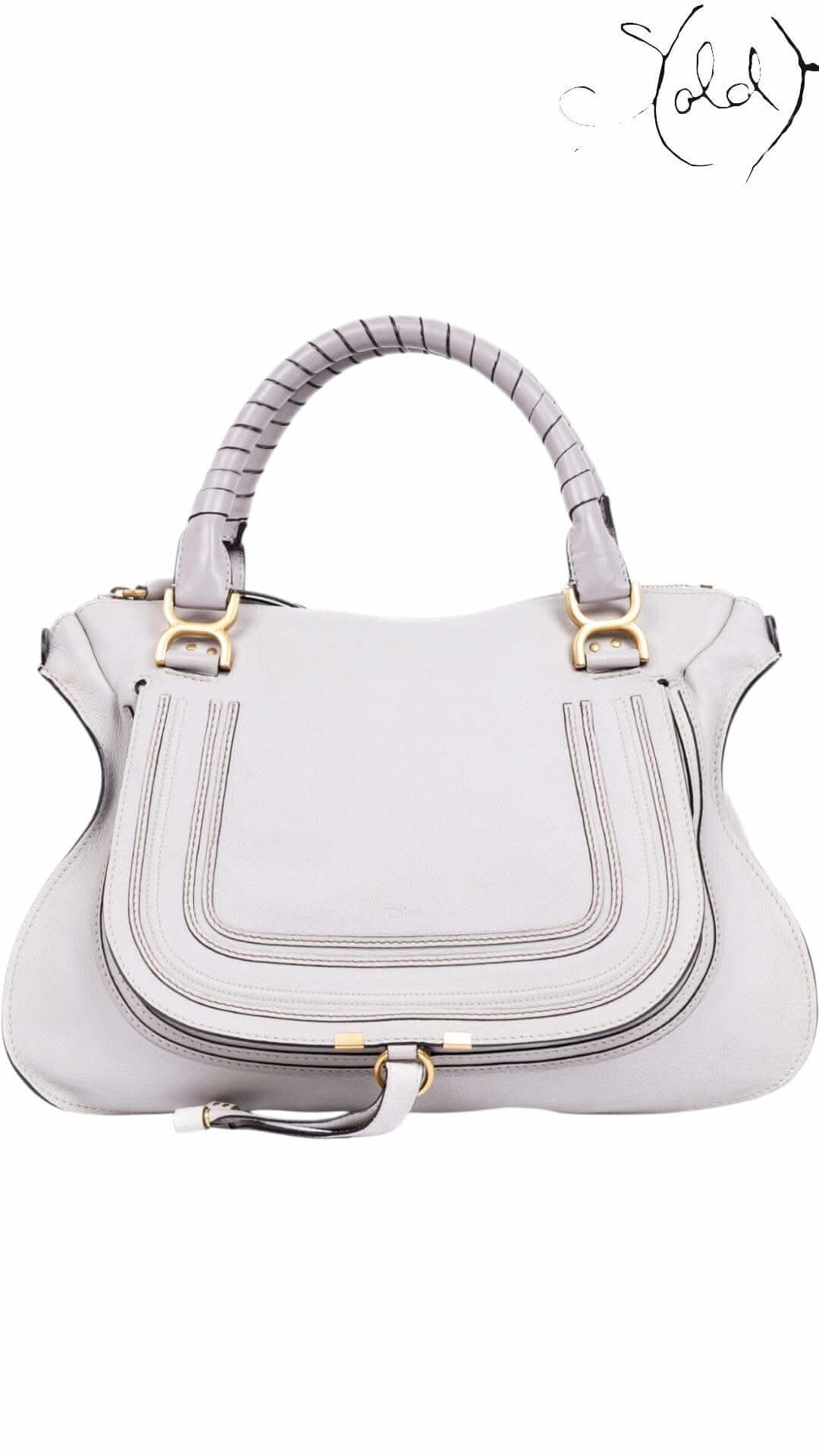 Chloé Marcie Satchel | Chloé Marcie Large Satchel | Sold Attire