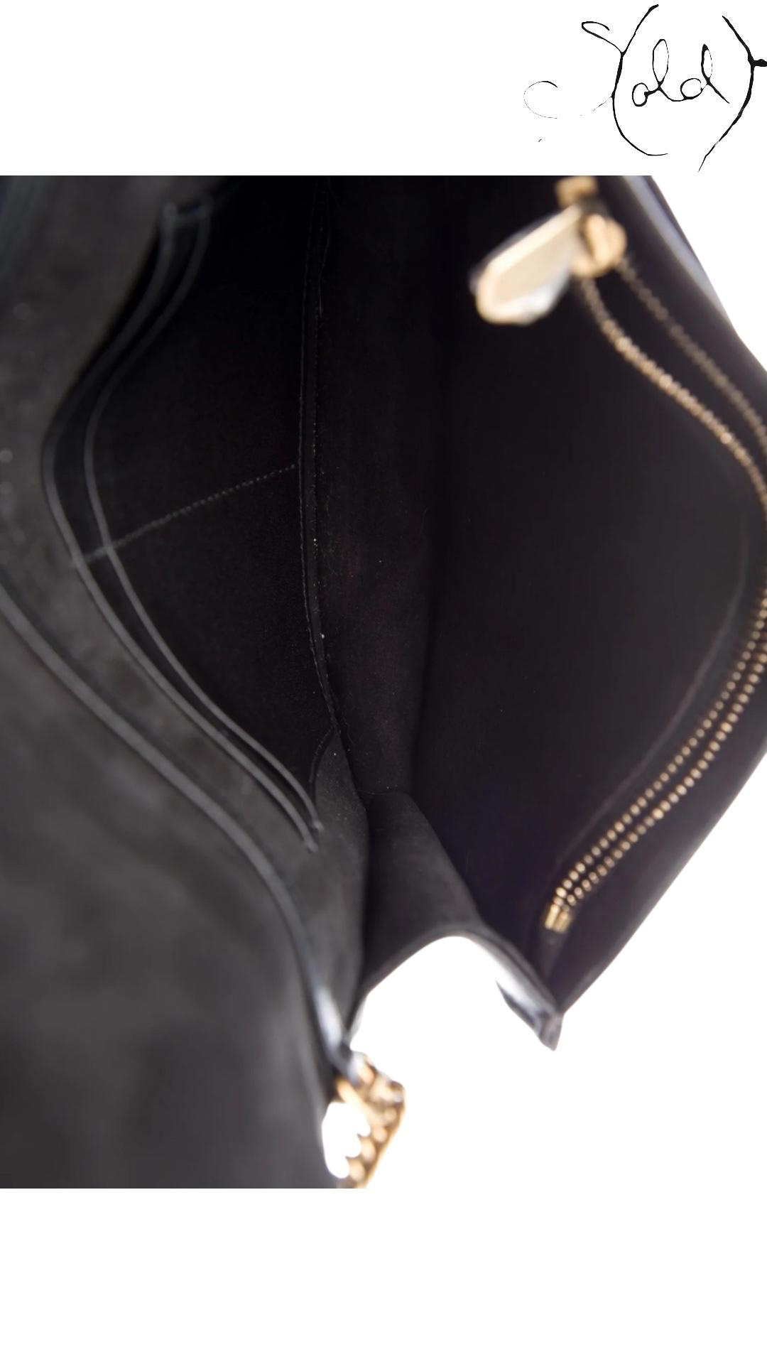 CHRISTIAN DIOR Diorama Wallet on Chain – Architectural Black Edition, Detail view | Sold Attire