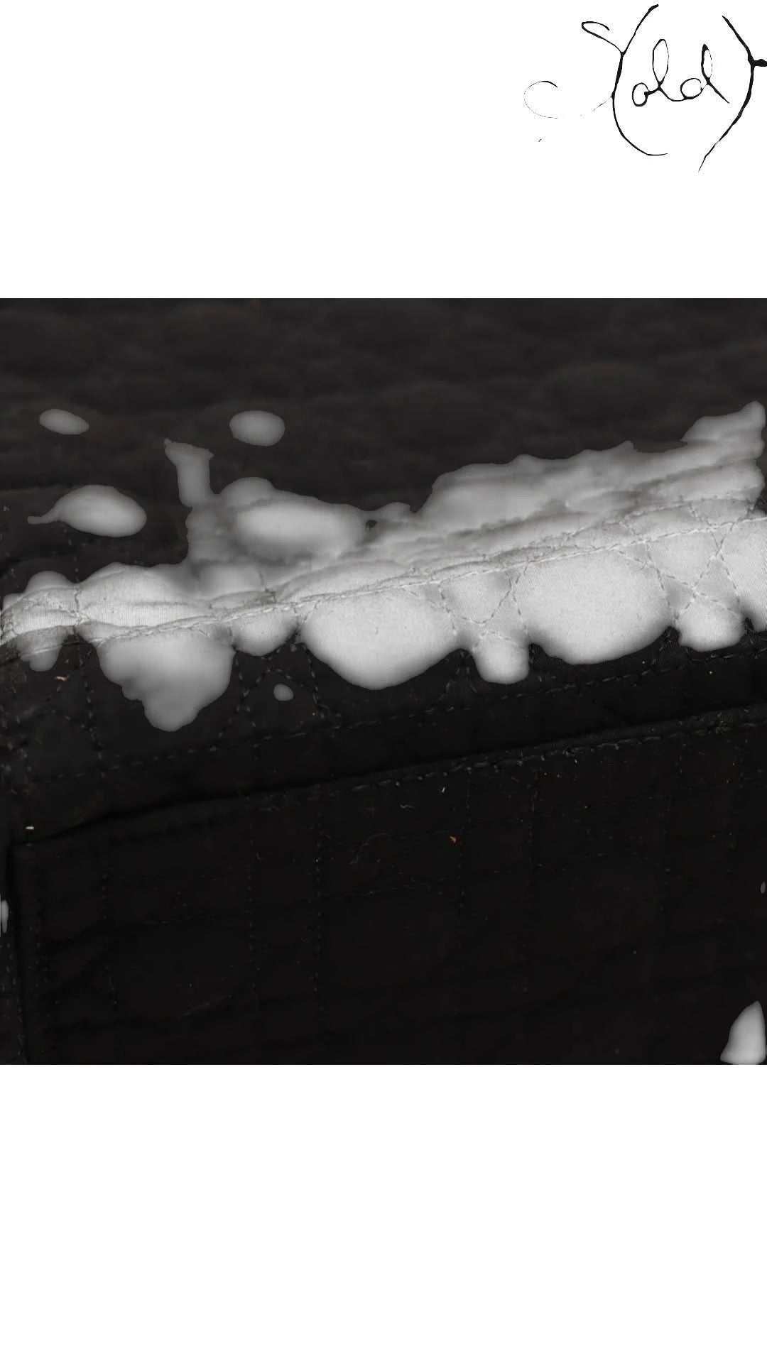 Christian Dior Lady Dior Nylon Top Handle Bag | Sold Attire - Sold Attire