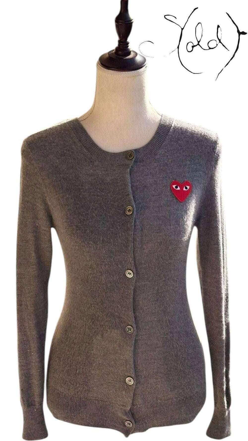 Comme des Garçons Wool Cardigan – Playful Luxury | Sold Attire