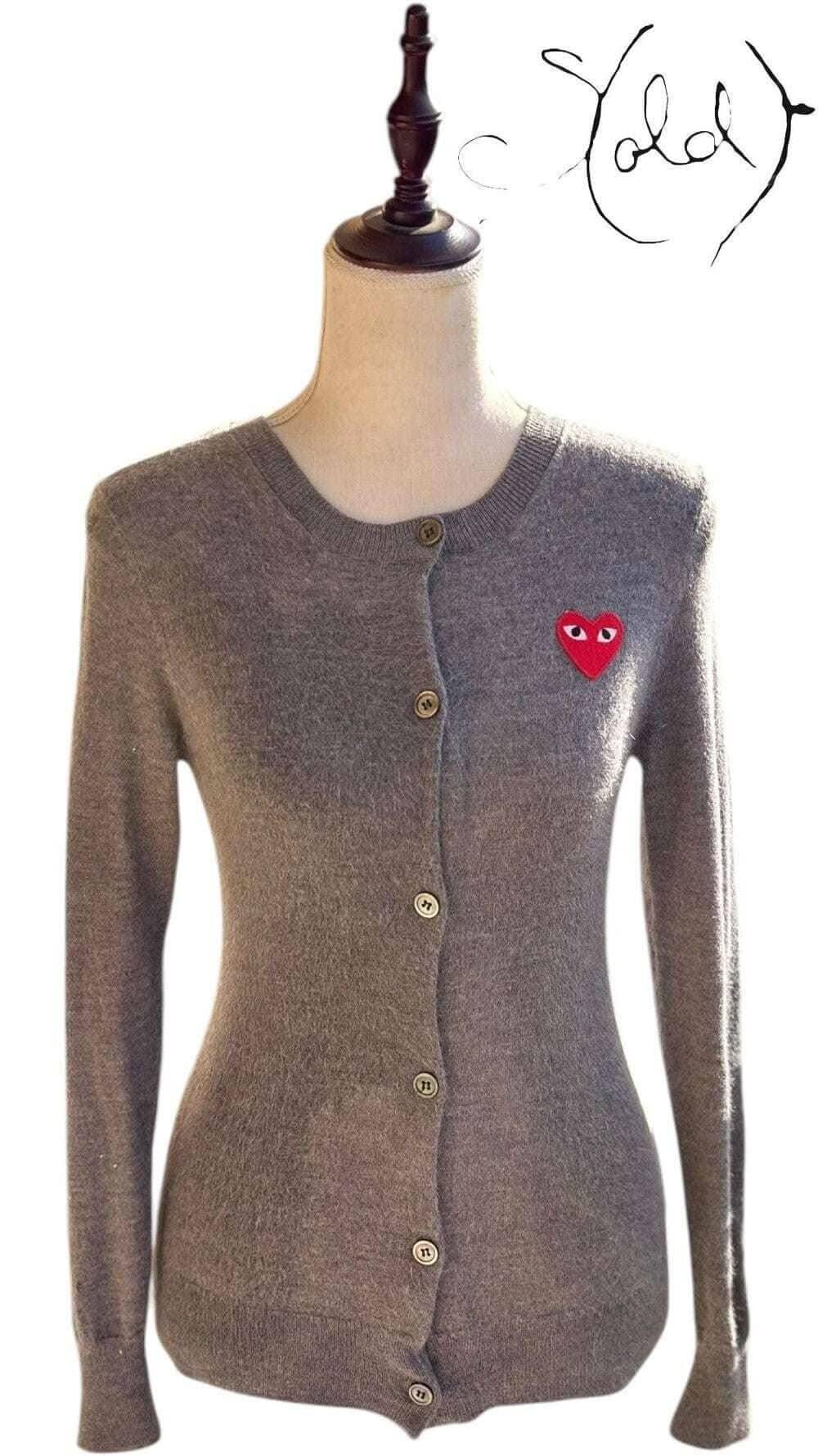 Comme des Garçons Wool Cardigan – Playful Luxury | Sold Attire