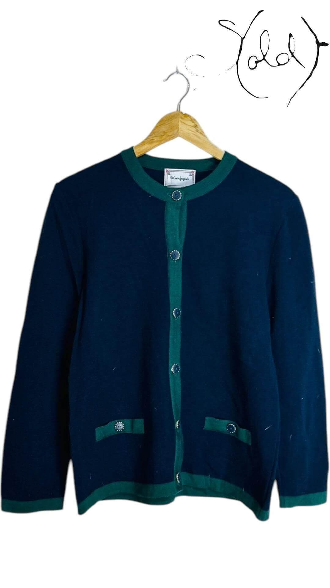 Corte Inglés Wool Cardigan – Parisian Chic, Authenticated Pre-Owned | Sold Attire