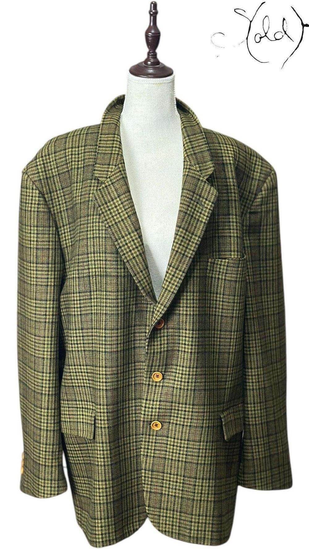 C.P. Collection Tweed Blazer – Vintage Old Money Style, Detail view | Sold Attire