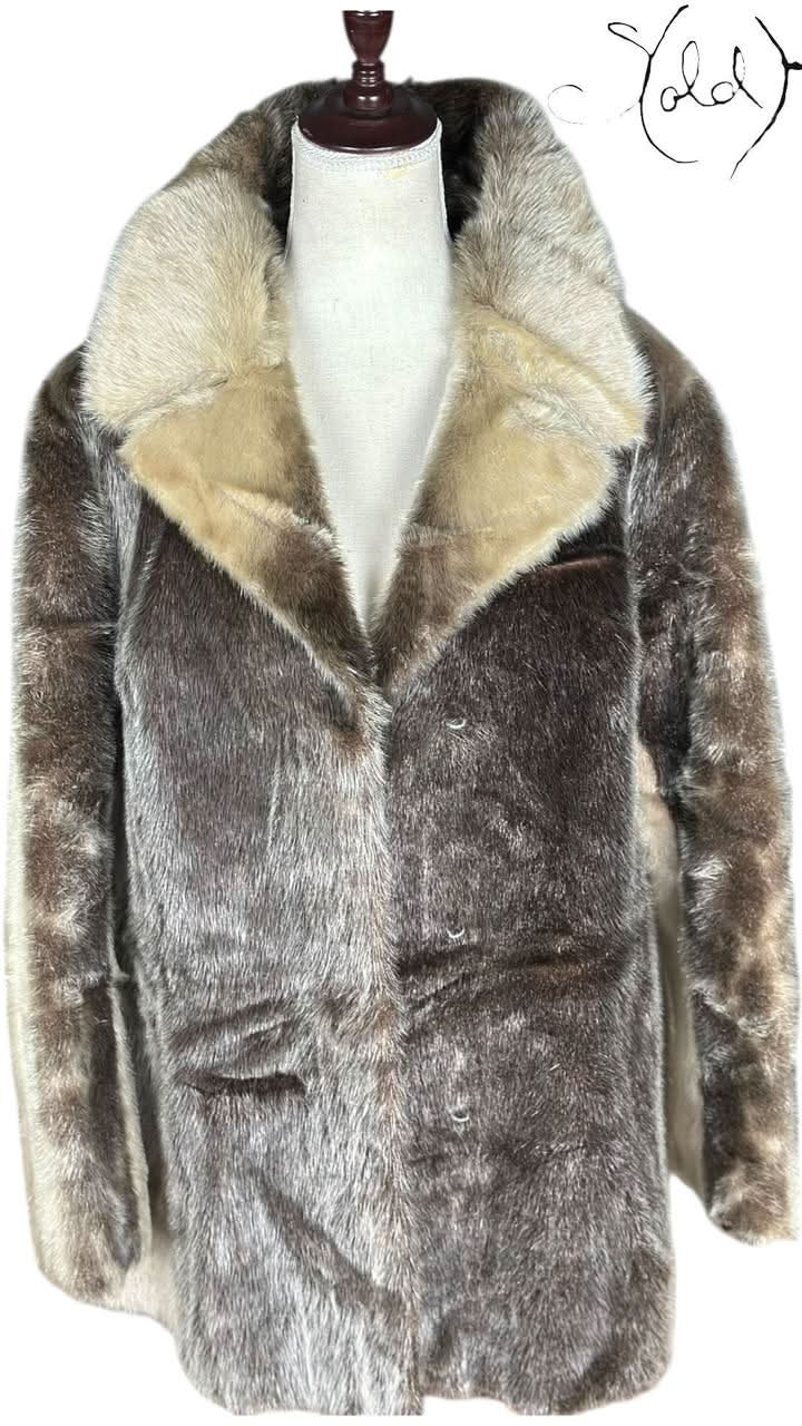 Danish Furrier Fur Coat Vintage Danish Mink Fur Coat 1990s Brown Size 42 Mint Condition | Sold Attire