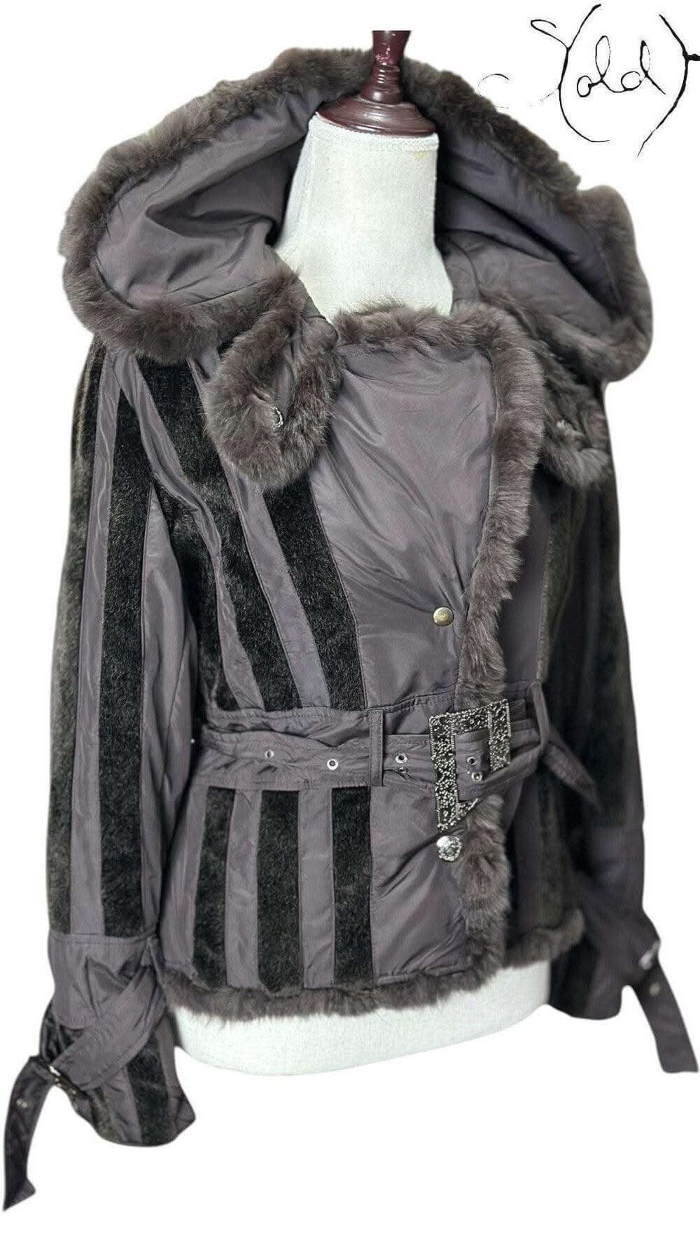 D&G Real Fur-Trimmed Belted Jacket – Statement Winter | Sold Attire