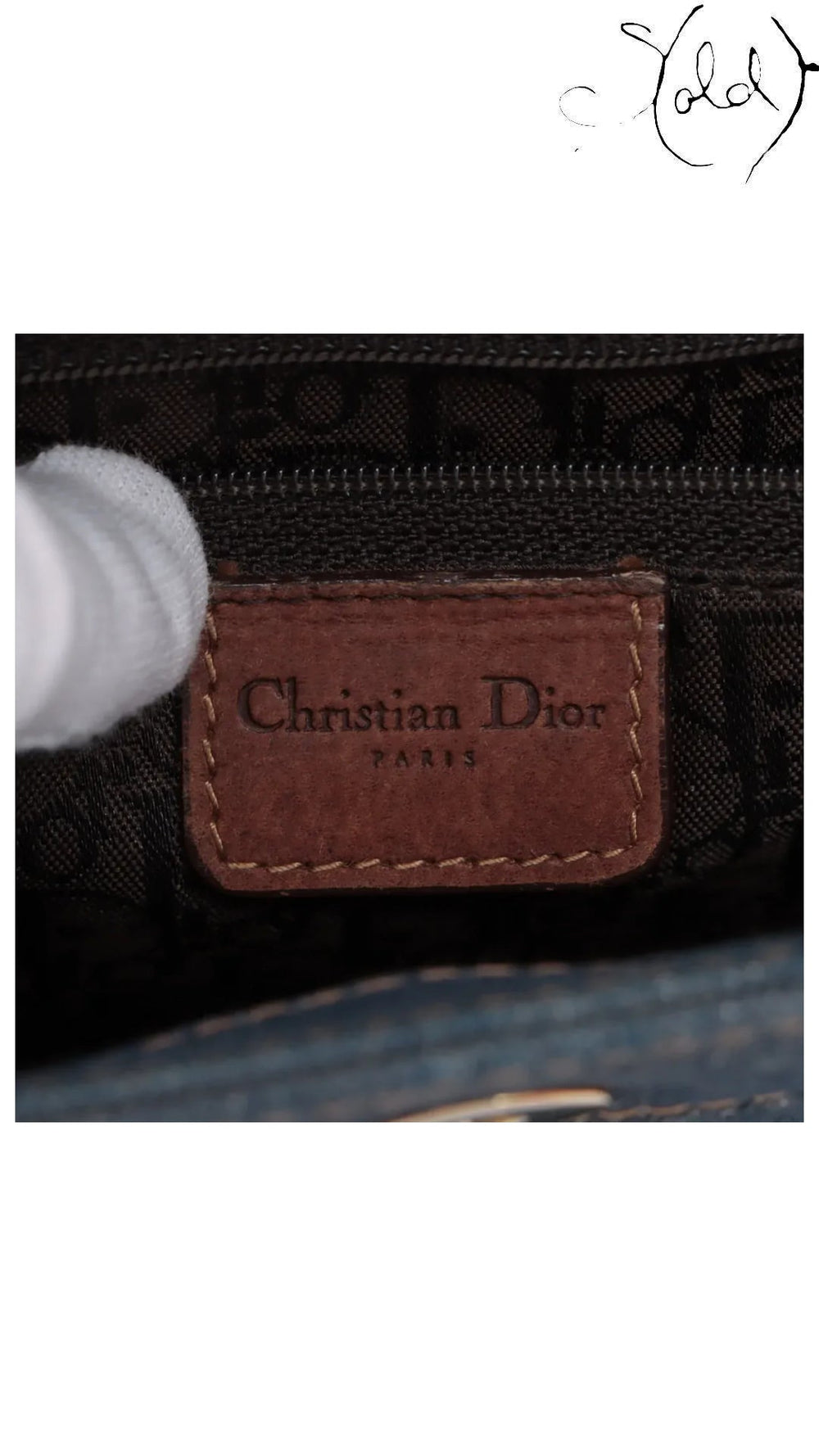 dior street chic denim brown, detail view 8