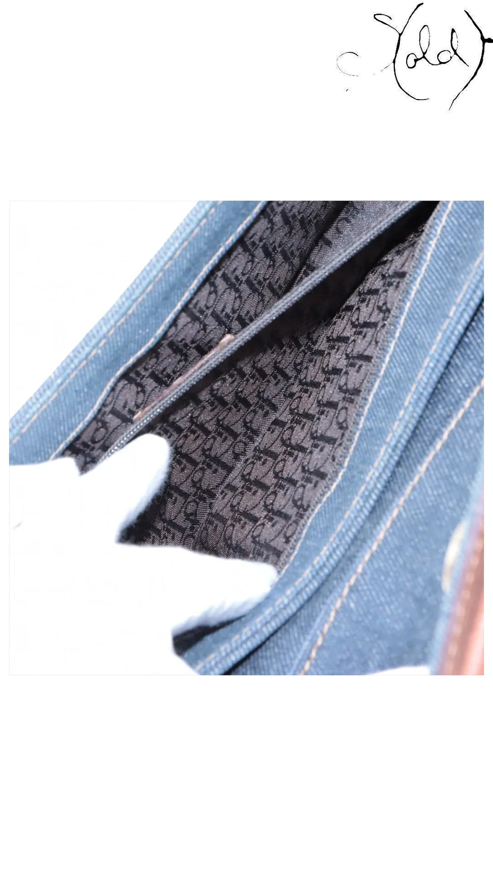 dior street chic denim brown, detail view 6