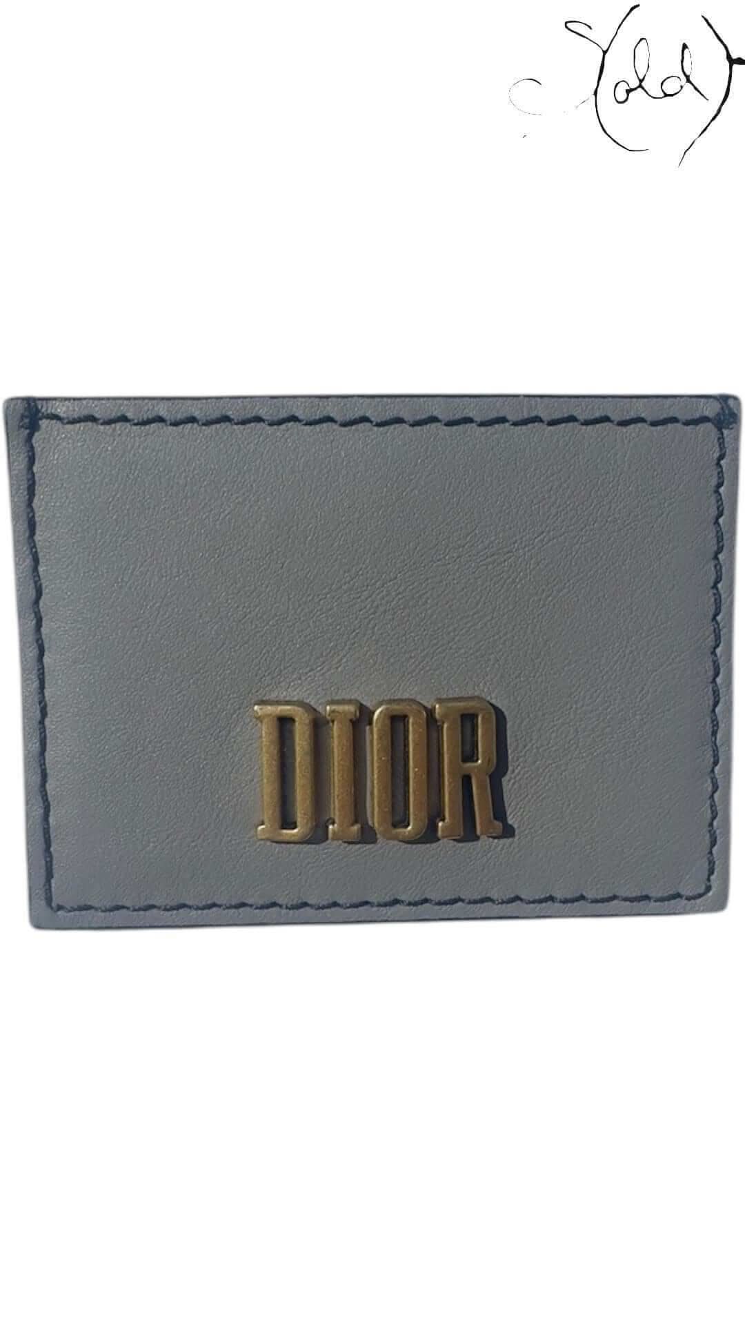 Dior Oblique Cardholder – Grained Calf | Sold Attire - Sold Attire