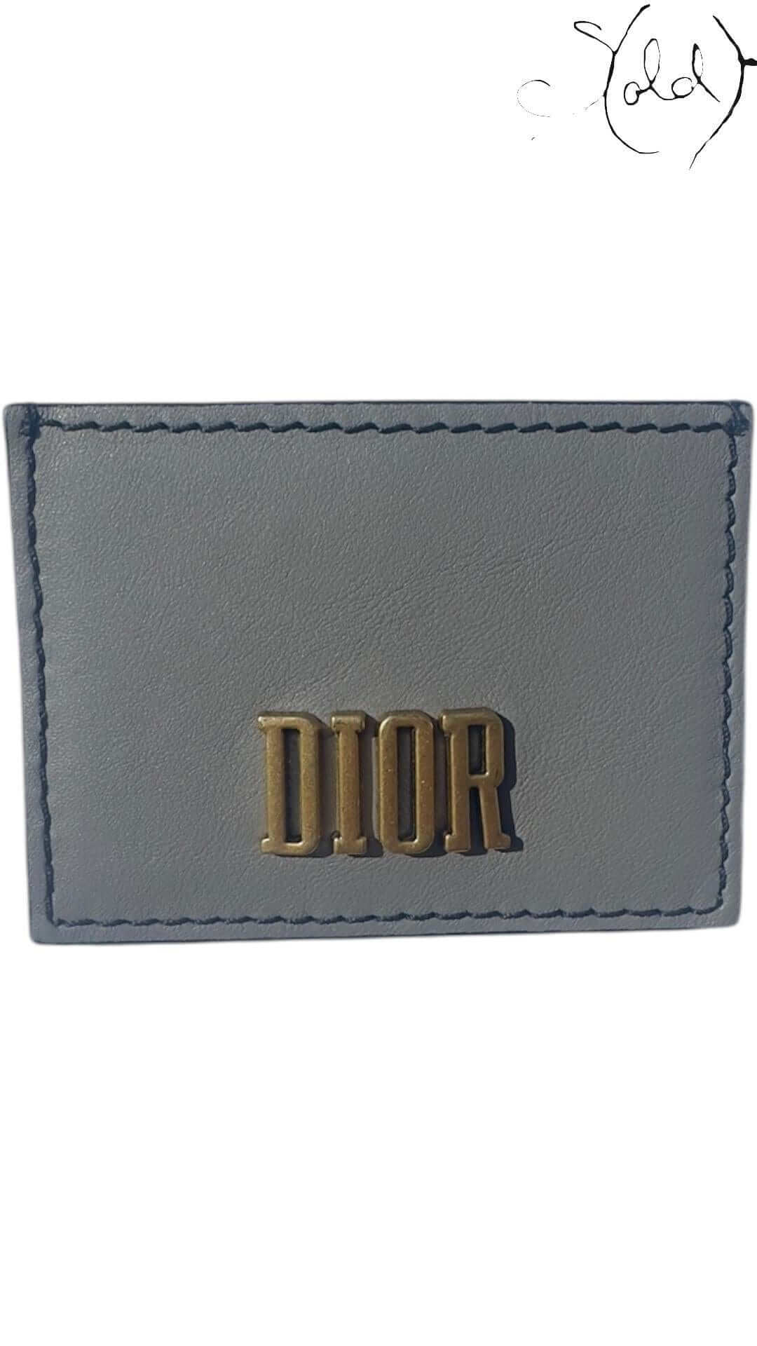 Dior Oblique Cardholder – Grained Calf — Authenticated Pre-Owned | Sold Attire