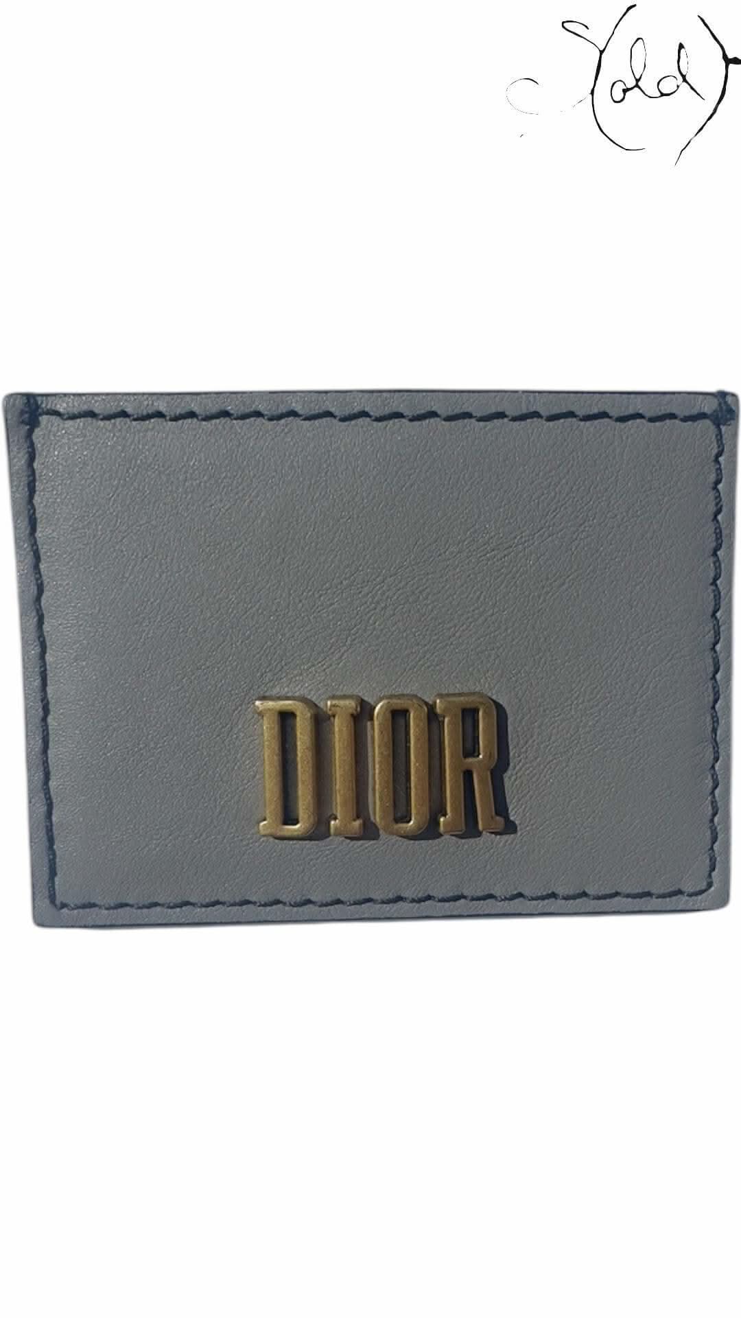 Dior Oblique Cardholder – Grained Calf | Sold Attire - Sold Attire