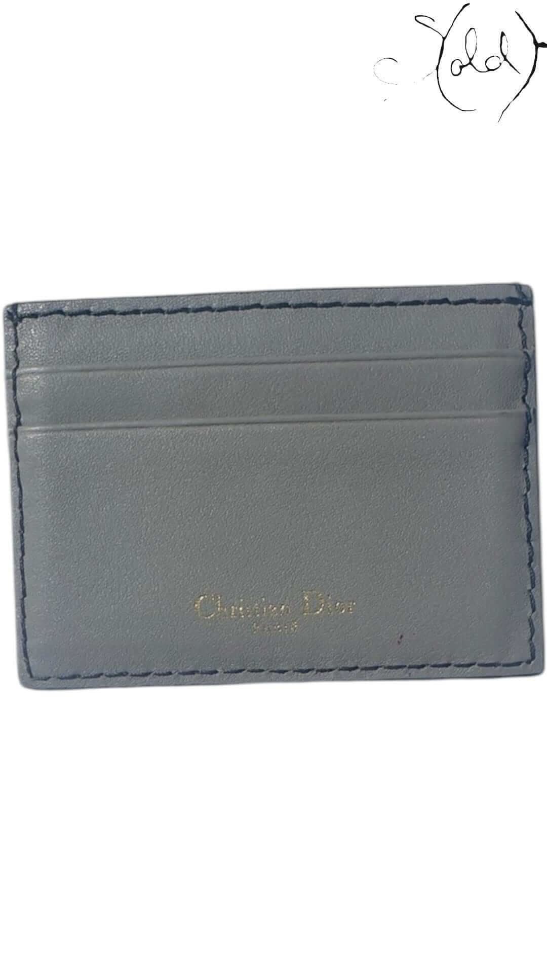 Dior Oblique Cardholder – Grained Calf | Sold Attire - Sold Attire