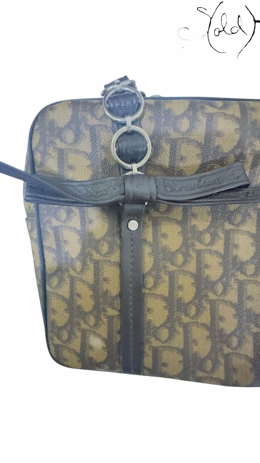 Dior Trotter ROMANTIQUE Bow Tote – Galliano Y2K | Sold Attire - Sold Attire