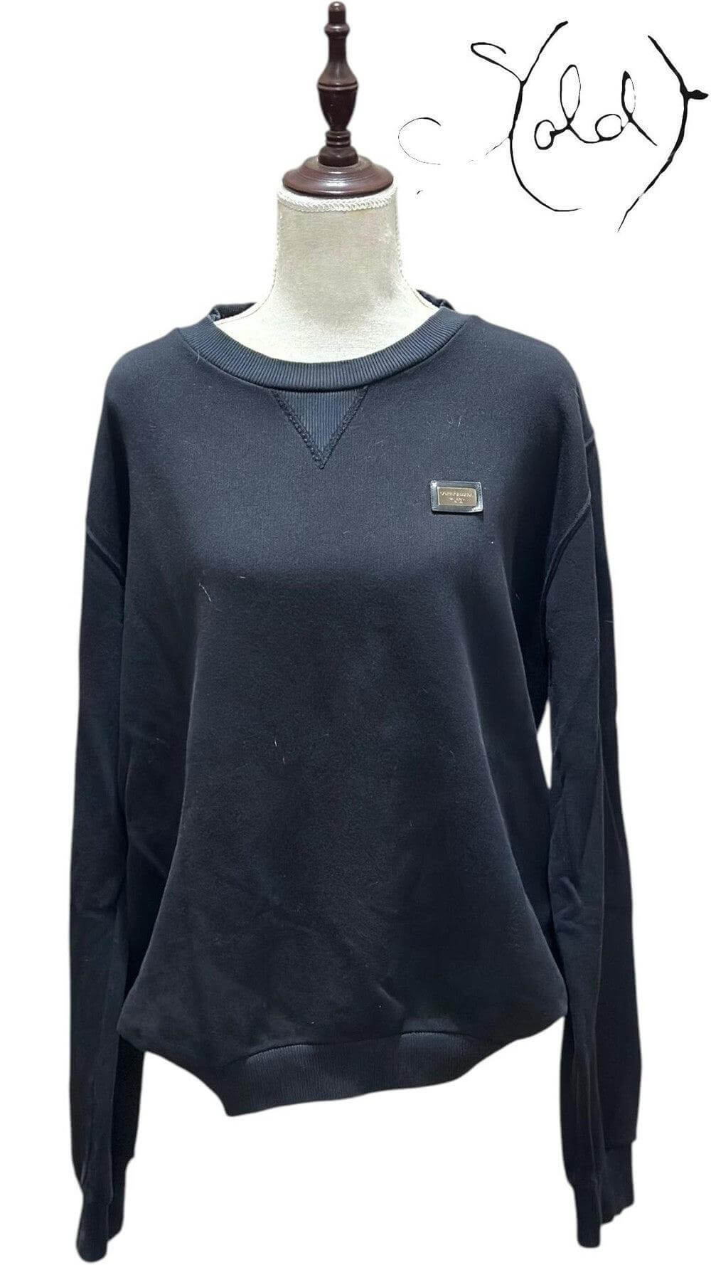 Dolce & Gabbana Cotton-Silk Crew Neck – Effortless Luxury, Interior view | Sold Attire