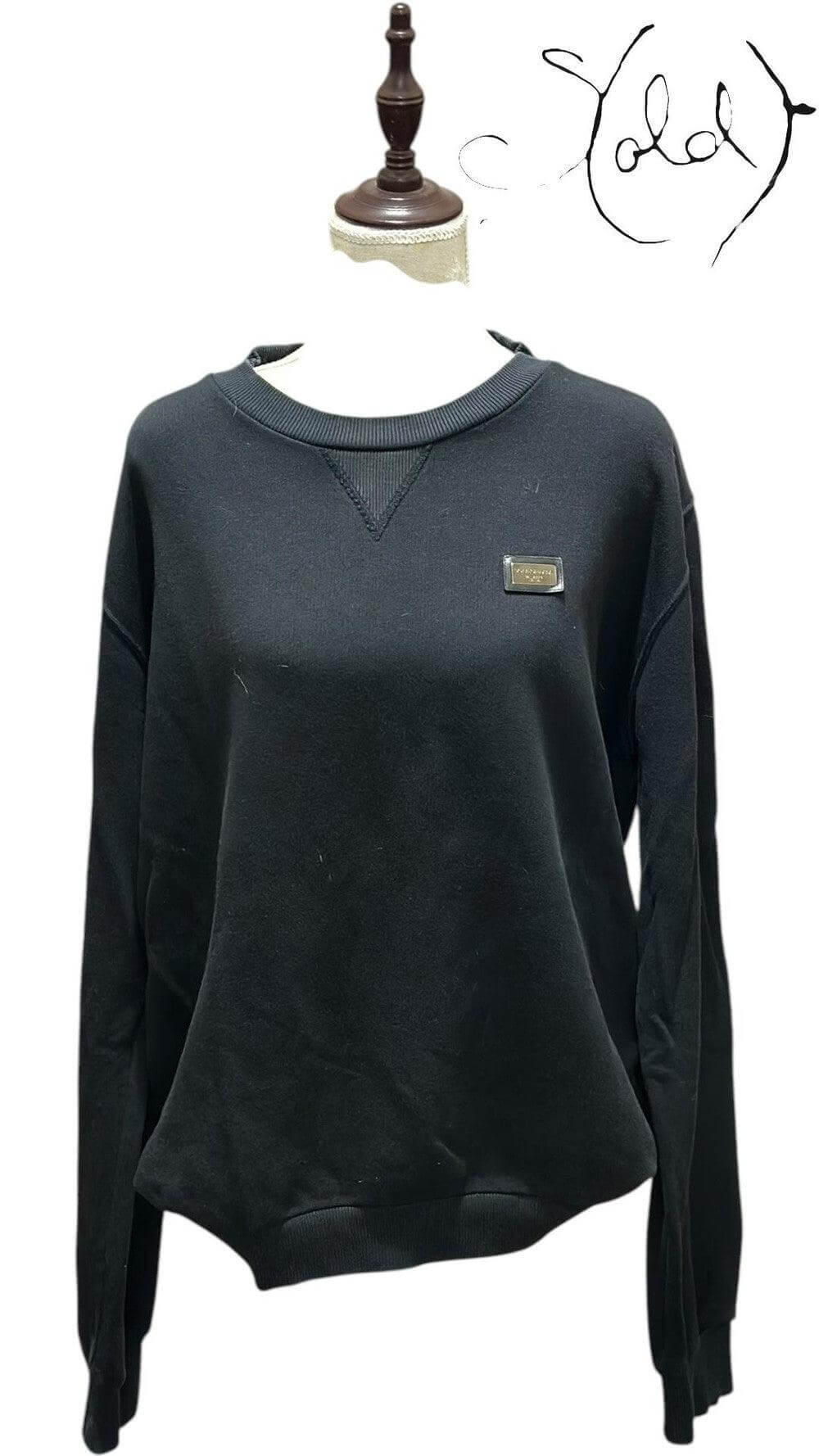 Dolce & Gabbana Cotton-Silk Crew Neck – Effortless Luxury, Back view | Sold Attire