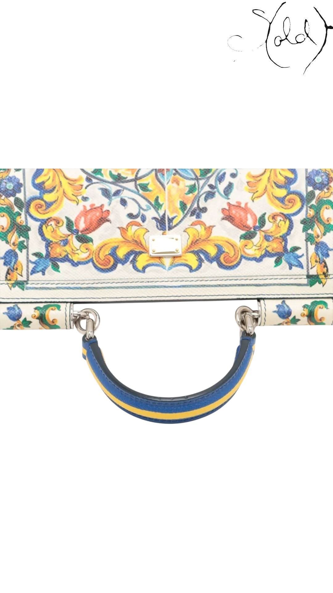 Dolce & Gabbana Shoulder Bag variant_title Dolce & Gabbana Sicily Medium Maiolica Print 2020s | Sold Attire