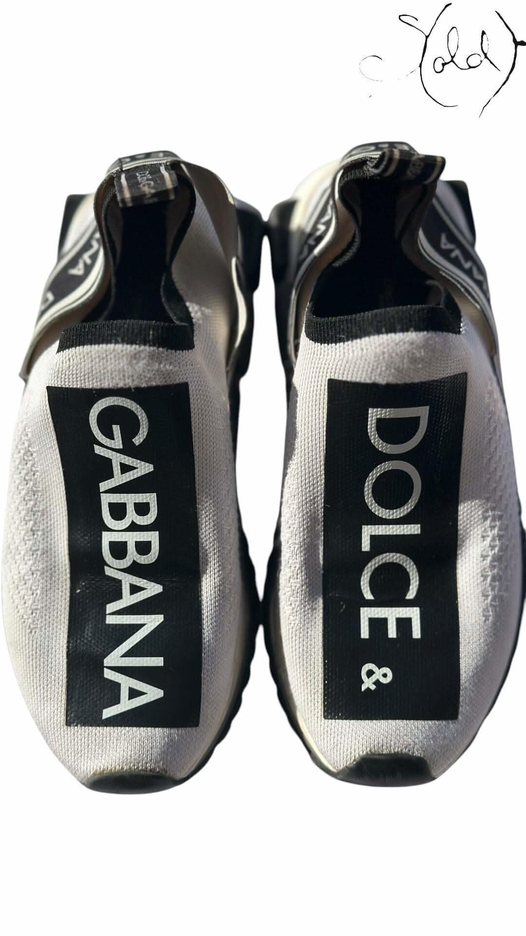 Dolce & Gabbana Sock Runners – Monochrome Flex | Sold Attire - Sold Attire