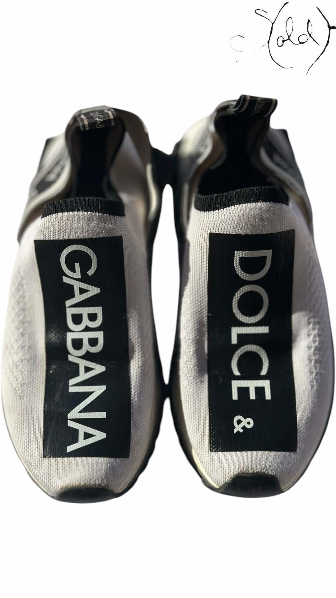 Dolce & Gabbana Sock Runners – Monochrome Flex | Sold Attire - Sold Attire