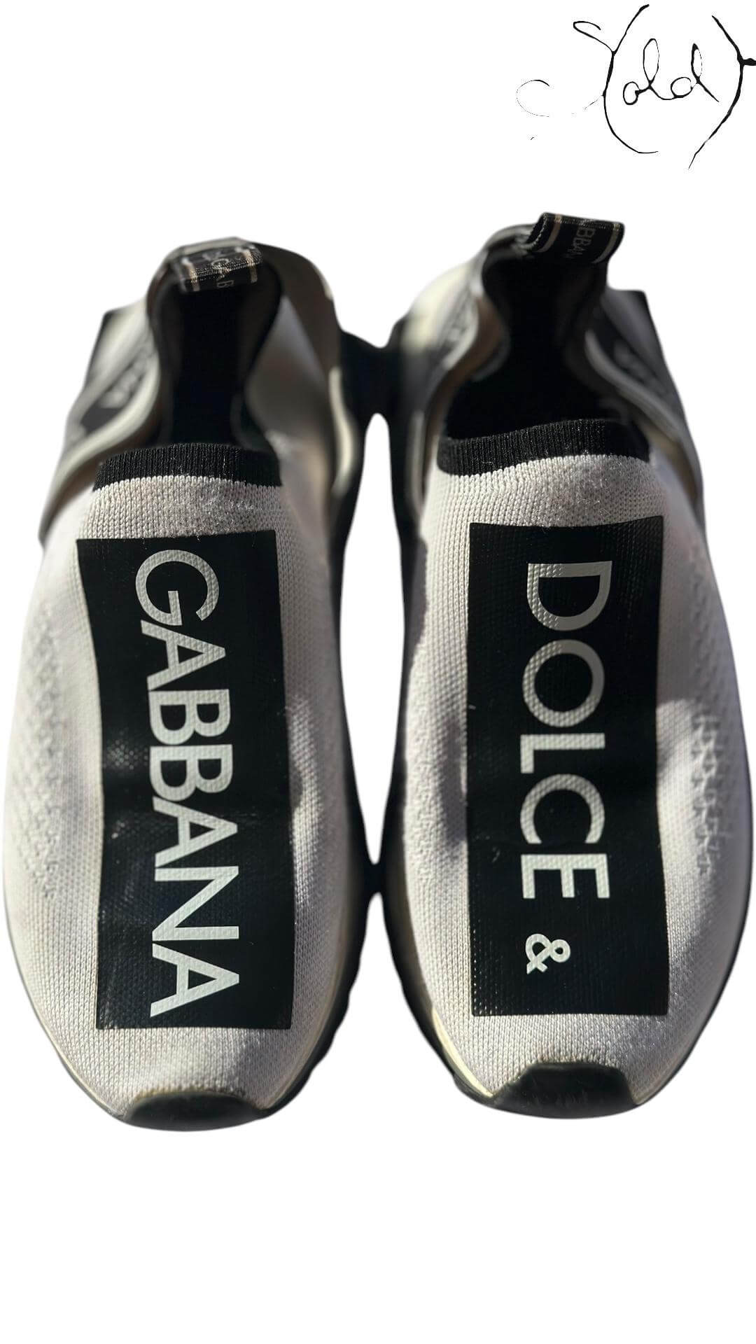 Dolce & Gabbana Sock Runners – Monochrome Flex, Authenticated Pre-Owned | Sold Attire