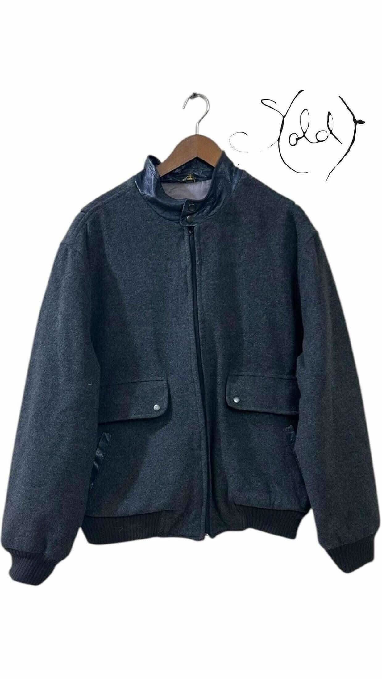 El Corte Inglés Wool Bomber - Luxe Vintage StyleBomberSold AttireSold Attire