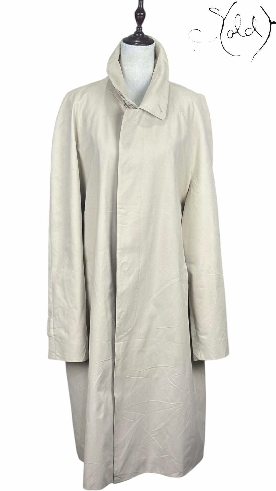 Emidio Tucci Cream Trench Coat – Refined European Tailoring | Sold Attire