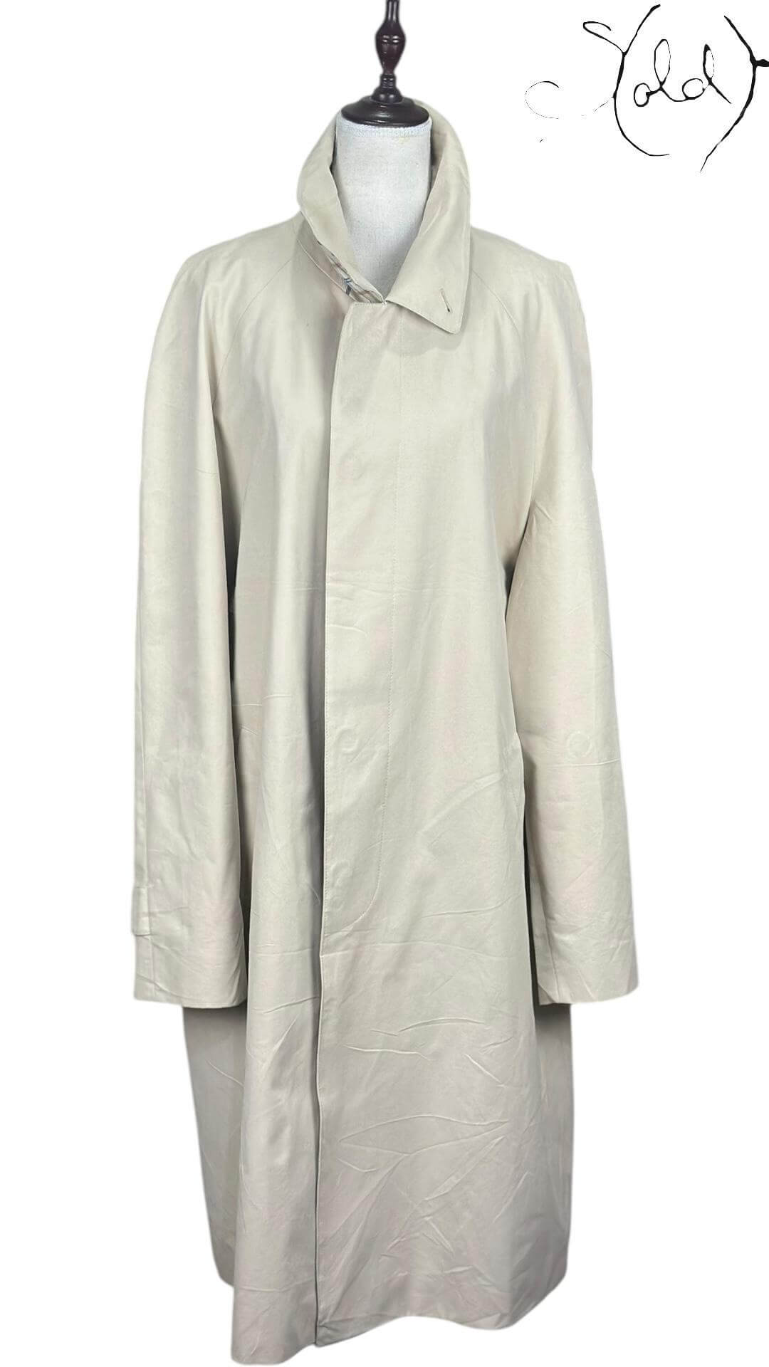 Emidio Tucci Cream Trench Coat – Refined European Tailoring — Authenticated Pre-Owned | Sold Attire