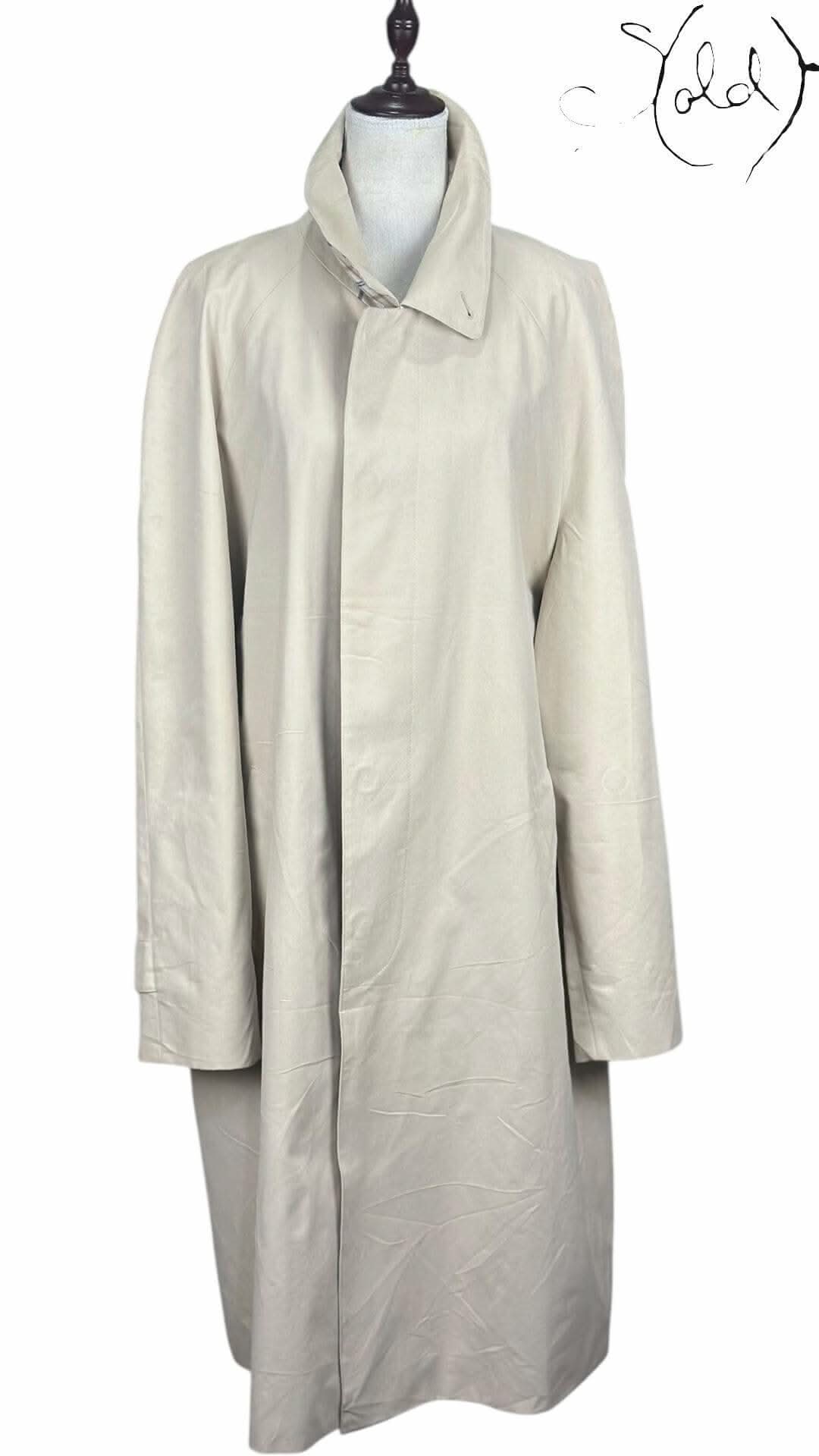Emidio Tucci Cream Trench Coat – Refined European Tailoring | Sold Attire