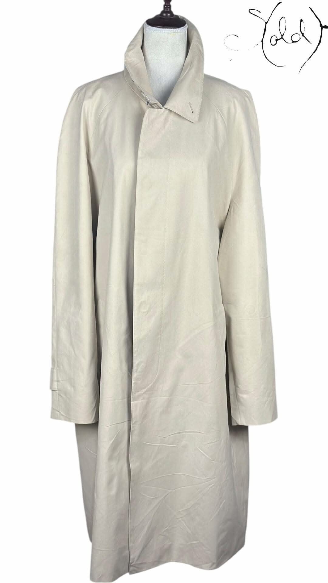 Emidio Tucci Cream Trench Coat – Refined European Tailoring | Sold Attire