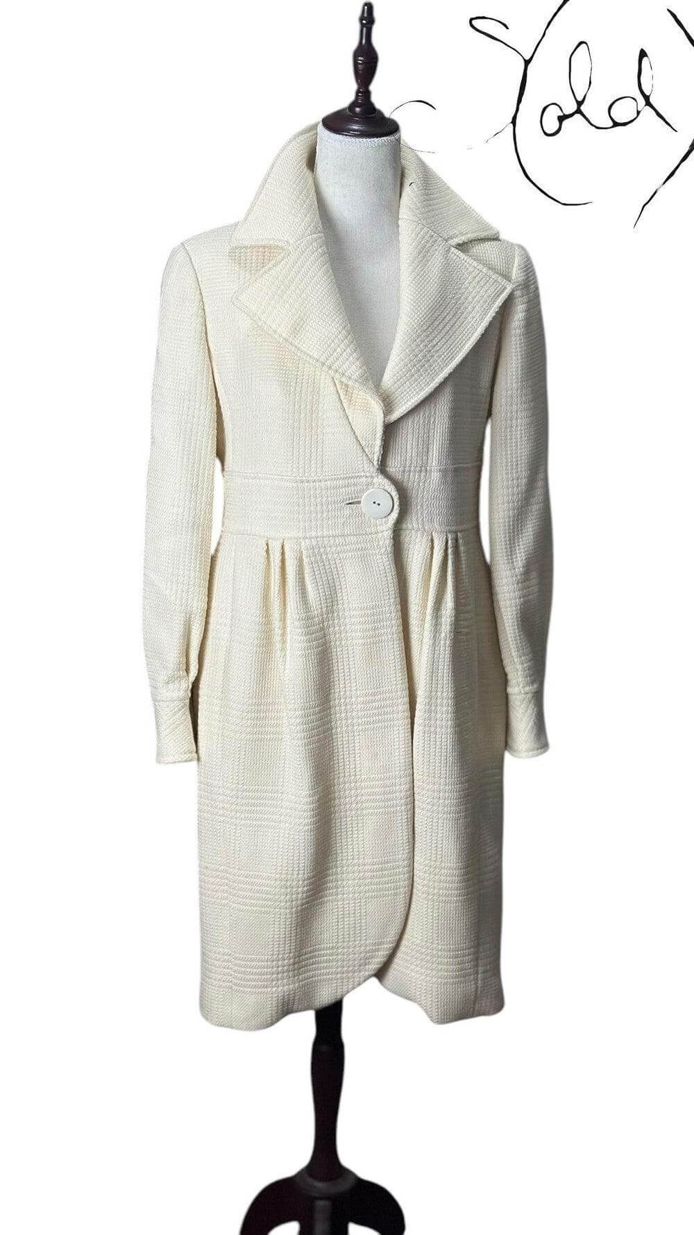 Emporio Armani Wool Coat – A Statement in Elegance, Hardware detail | Sold Attire