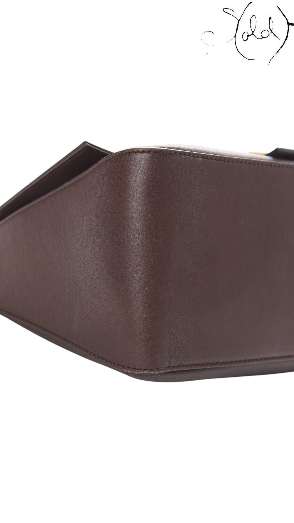 Fendi Big Forever Mama Baguette Brown Calfskin top view