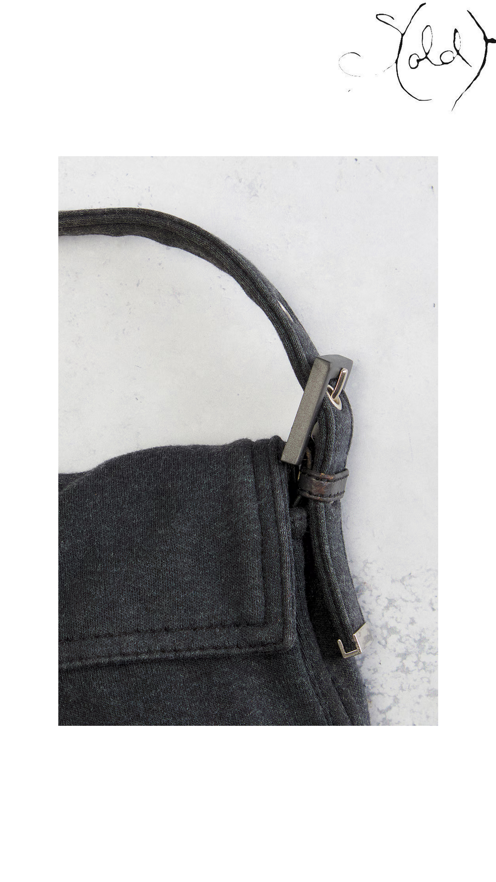 Fendi Baguette 26424 Grey Cotton Shoulder Bag 7