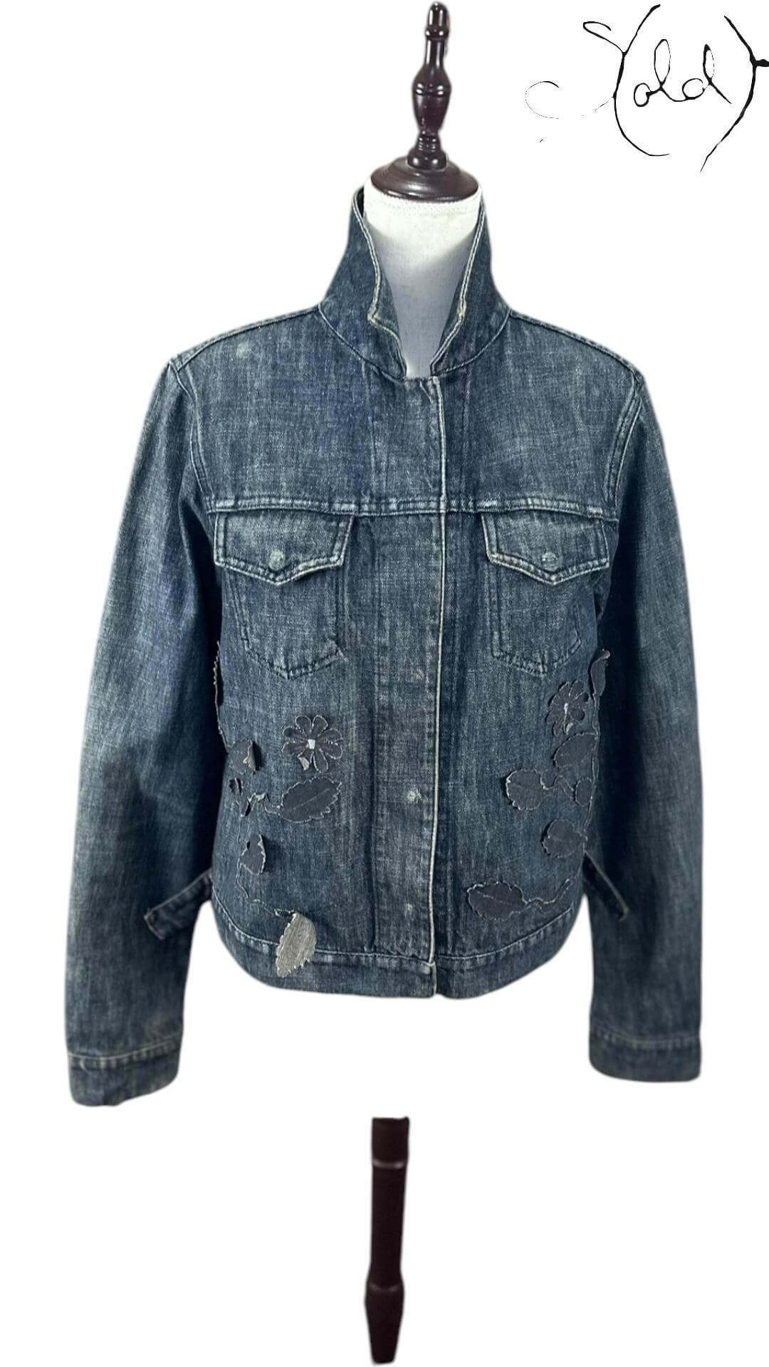 Fendi Jeans Floral Denim Jacket – Embroidered Archive, Authenticated Pre-Owned | Sold Attire