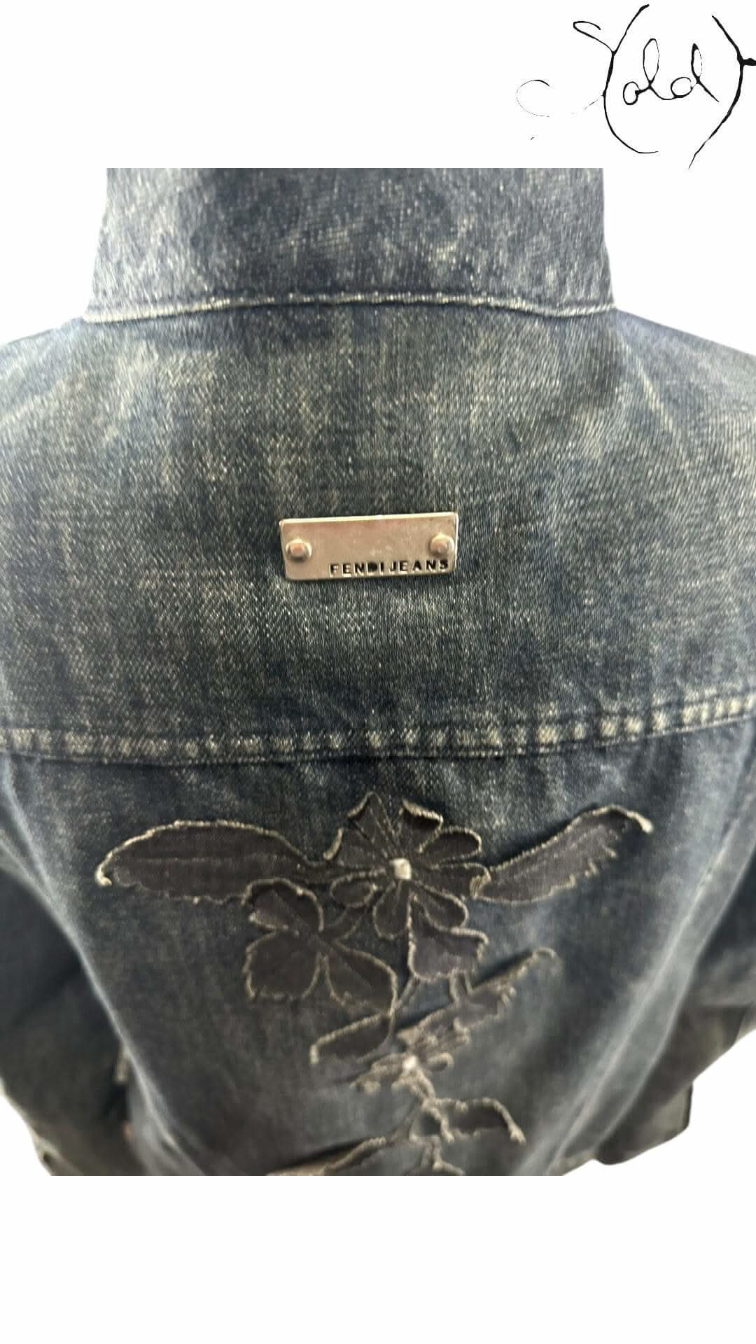 Fendi Jeans Floral Denim Jacket – Embroidered Archive | Sold Attire