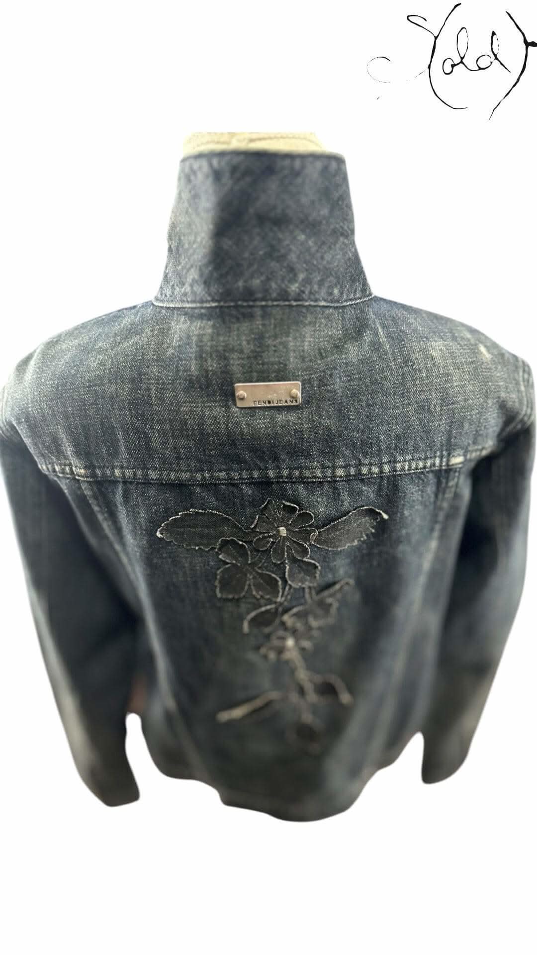 Fendi Jeans Floral Denim Jacket – Embroidered Archive | Sold Attire
