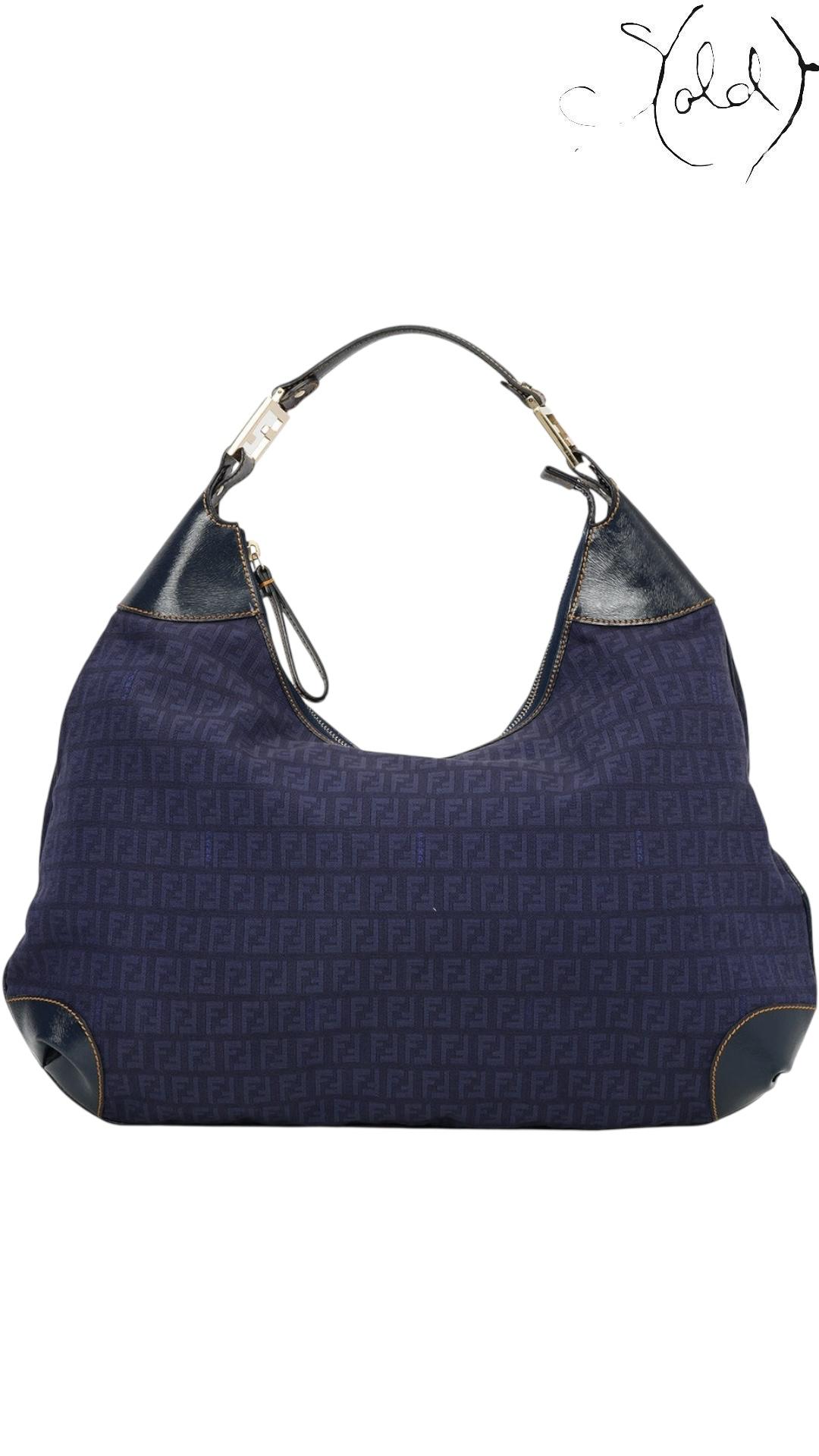 Fendi Mama Baguette Blue Shoulder Bag — Authenticated Pre-Owned | Sold Attire