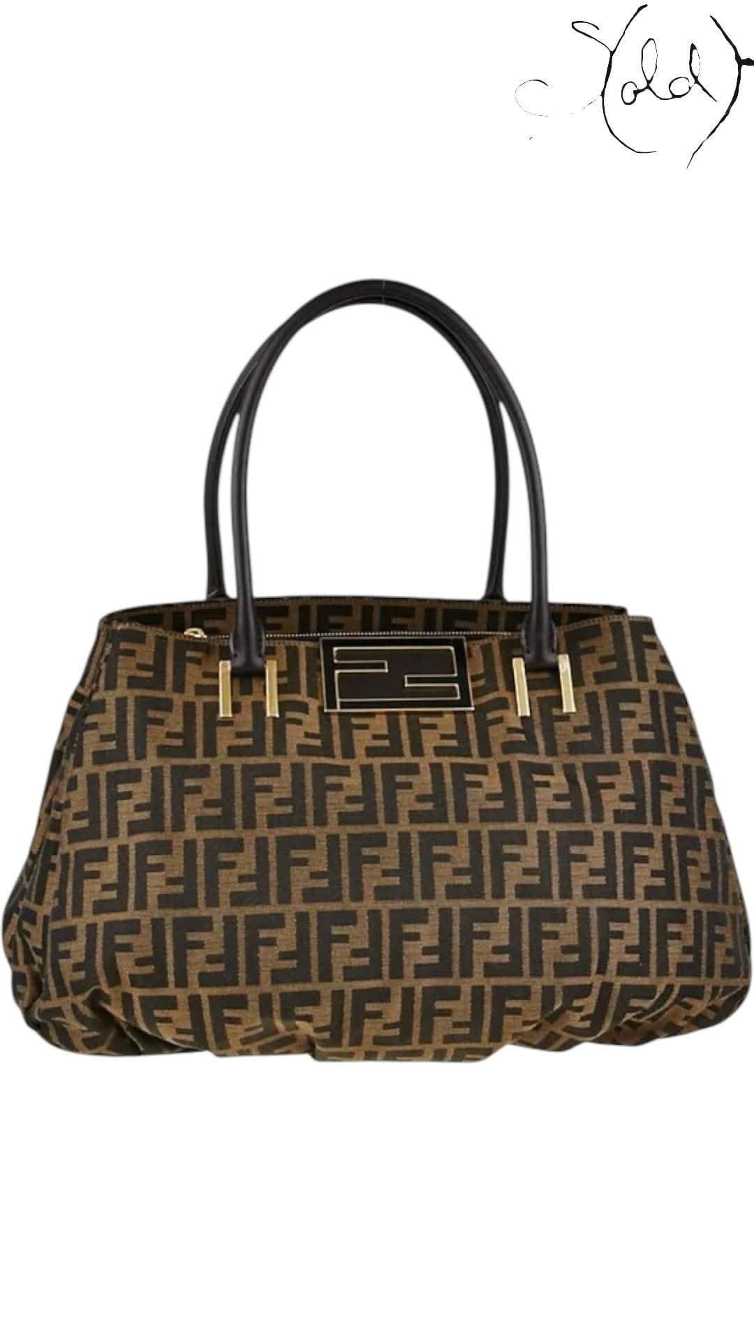 Fendi Mia Shopper Tote Zucca Canvas – Archive Edition | Sold Attire - Sold Attire