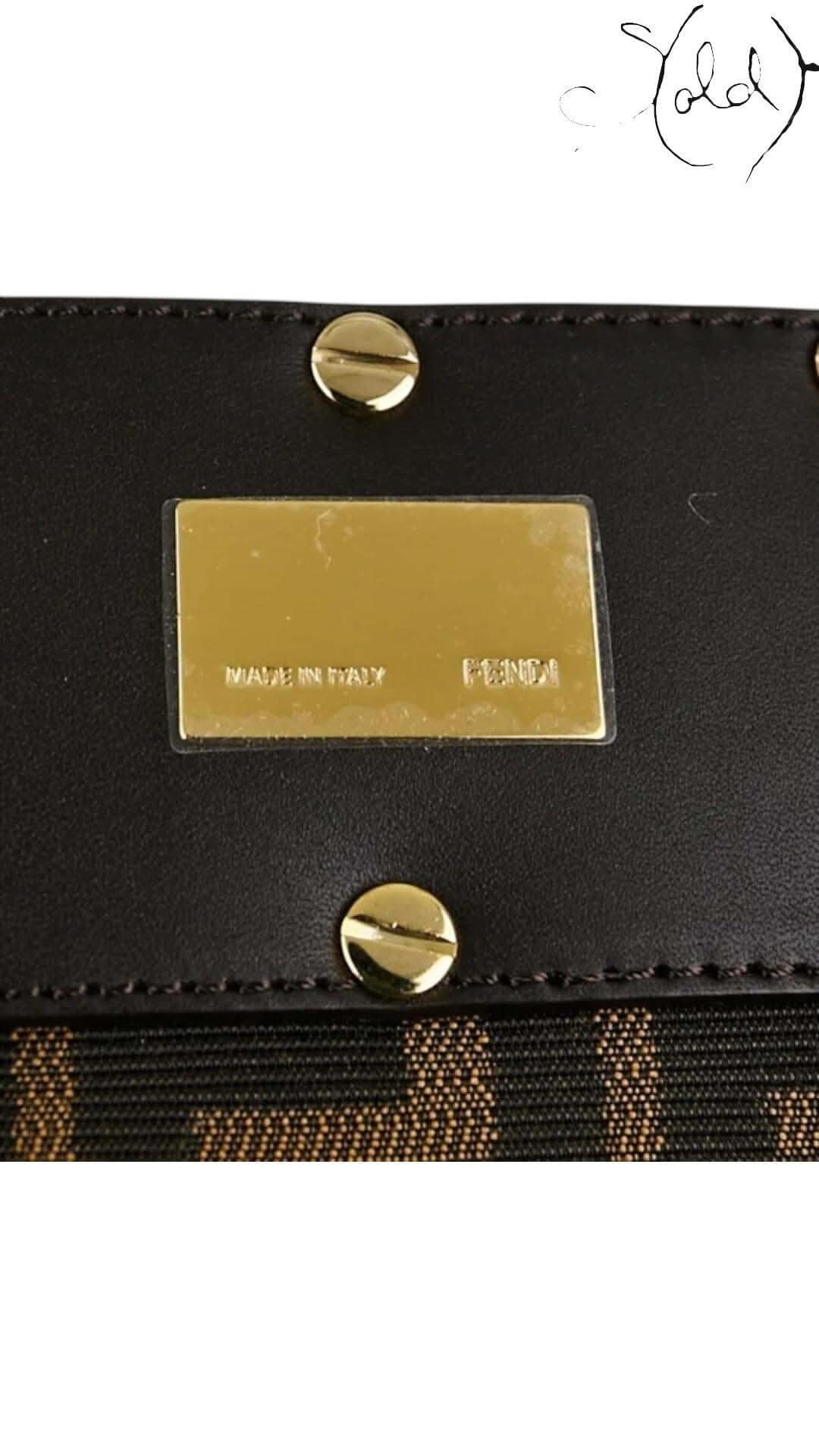 Fendi Mia Shopper Tote Zucca Canvas – Archive Edition | Sold Attire - Sold Attire