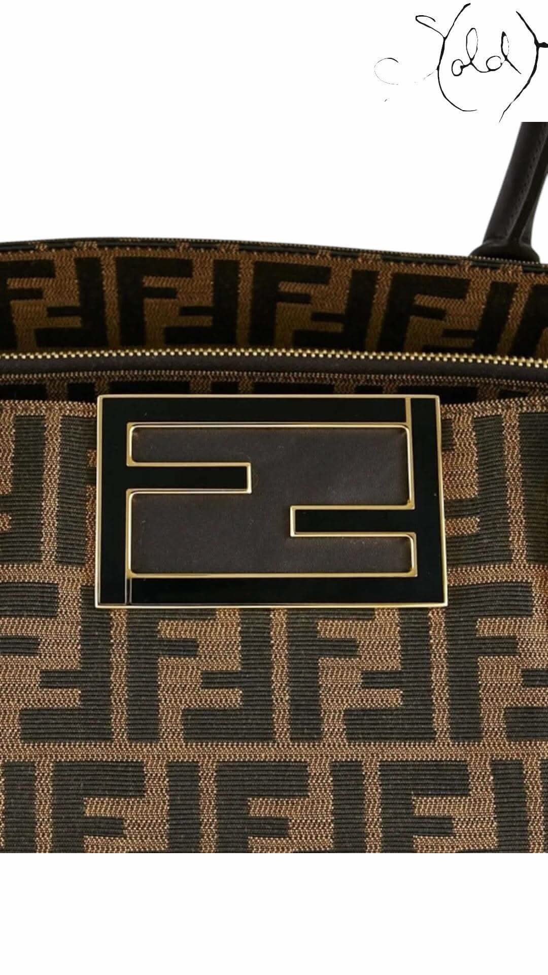 Fendi Mia Shopper Tote Zucca Canvas – Archive Edition | Sold Attire - Sold Attire