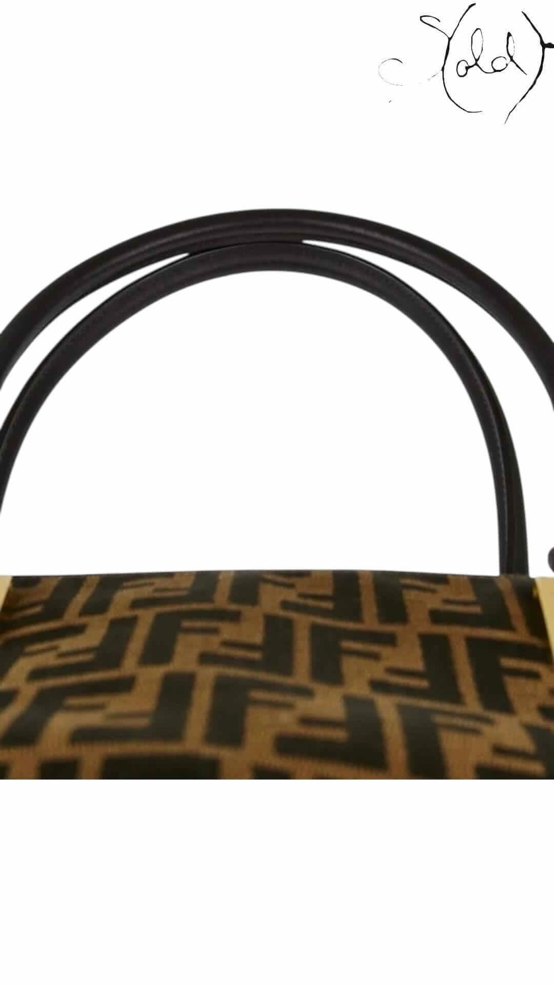 Fendi Mia Shopper Tote Zucca Canvas – Archive Edition | Sold Attire - Sold Attire