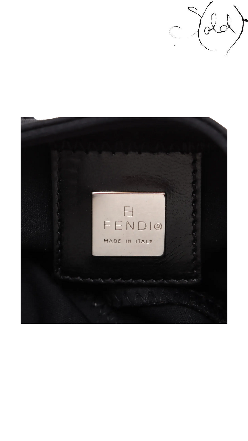 Fendi Small Mamma Baguette black jersey shoulder bag - view 9