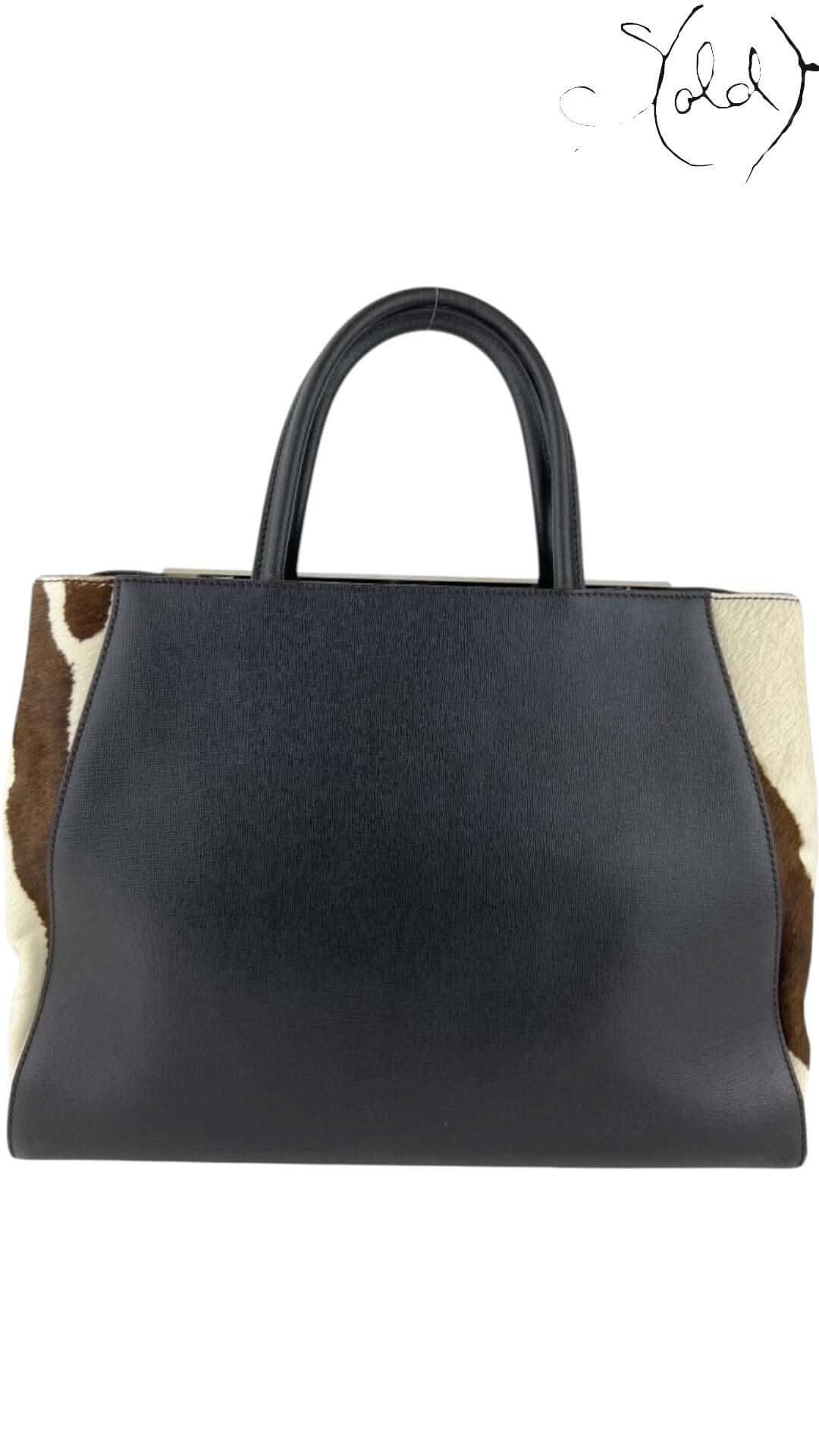 Fendi 2 Jours Tote Bag | Black Tote Bag | Sold Attire