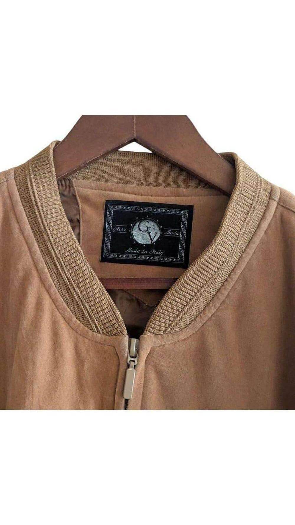 Giorgio Vintage Bomber Jacket – Casual Elegance, Back view | Sold Attire