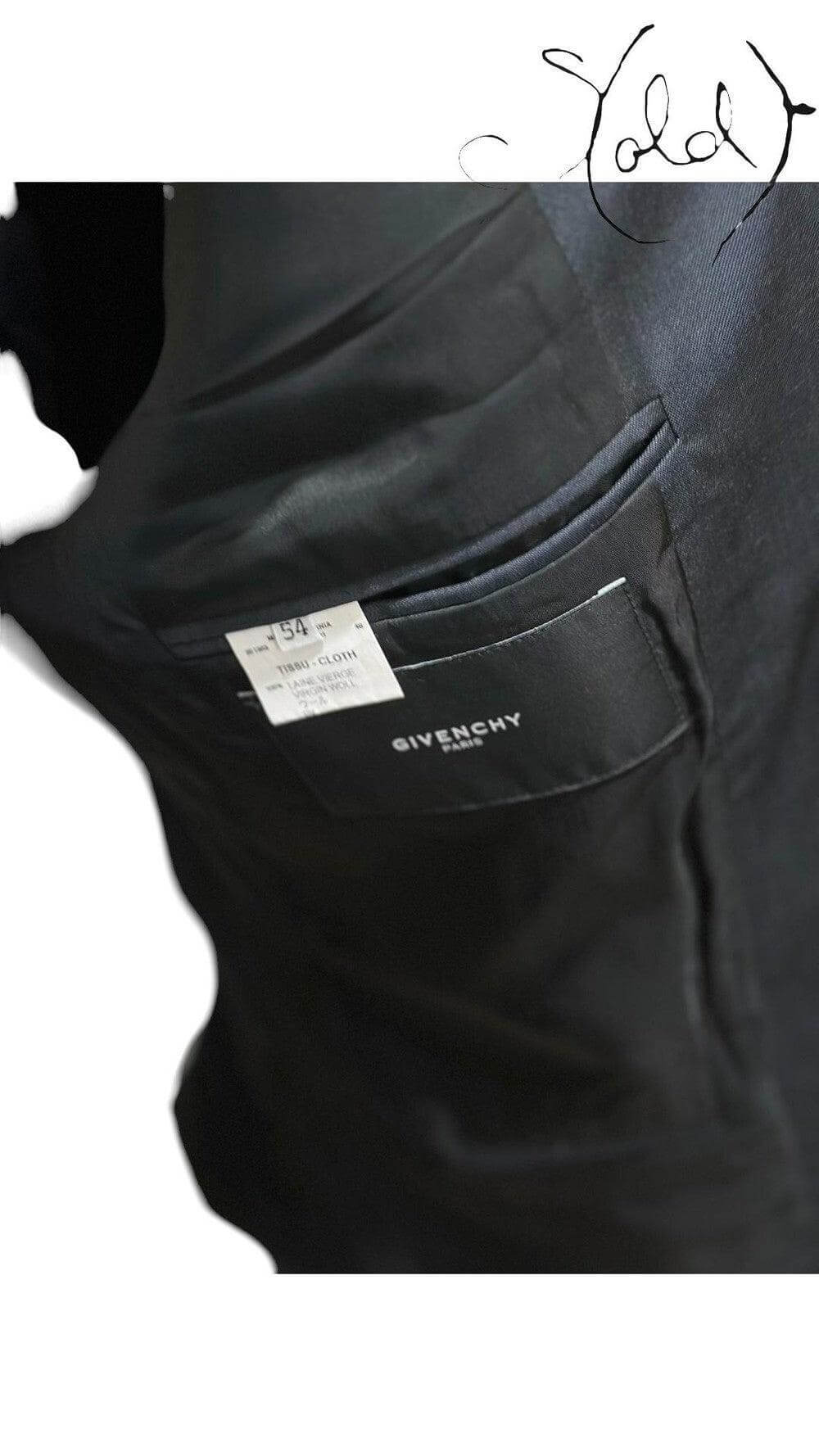 Givenchy Paris Wool Blazer – Understated Luxury, Base view | Sold Attire