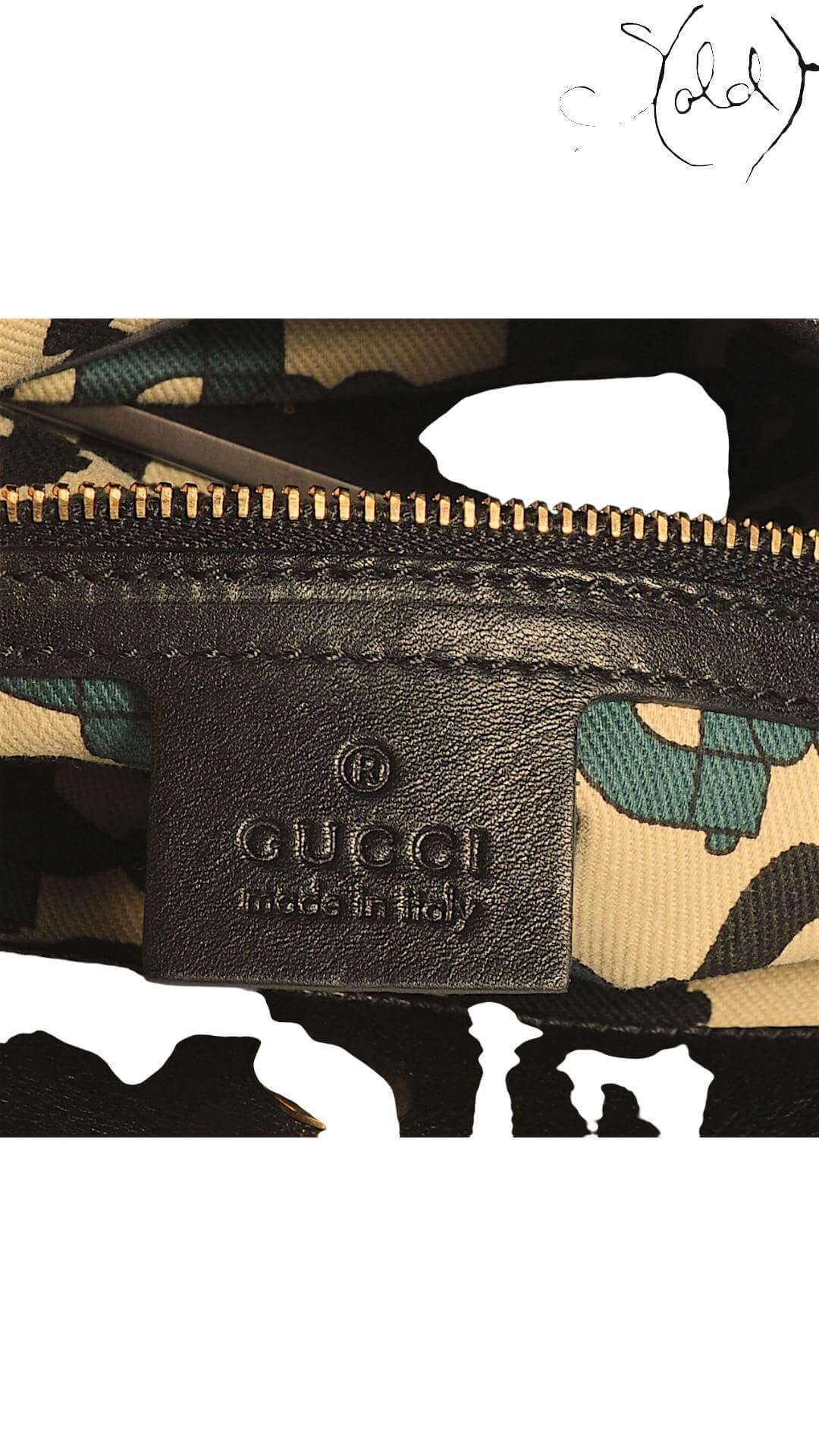 Gucci 85th Anniversary Horsebit Hobo – Chocolate Guccissima Leather, Interior view | Sold Attire