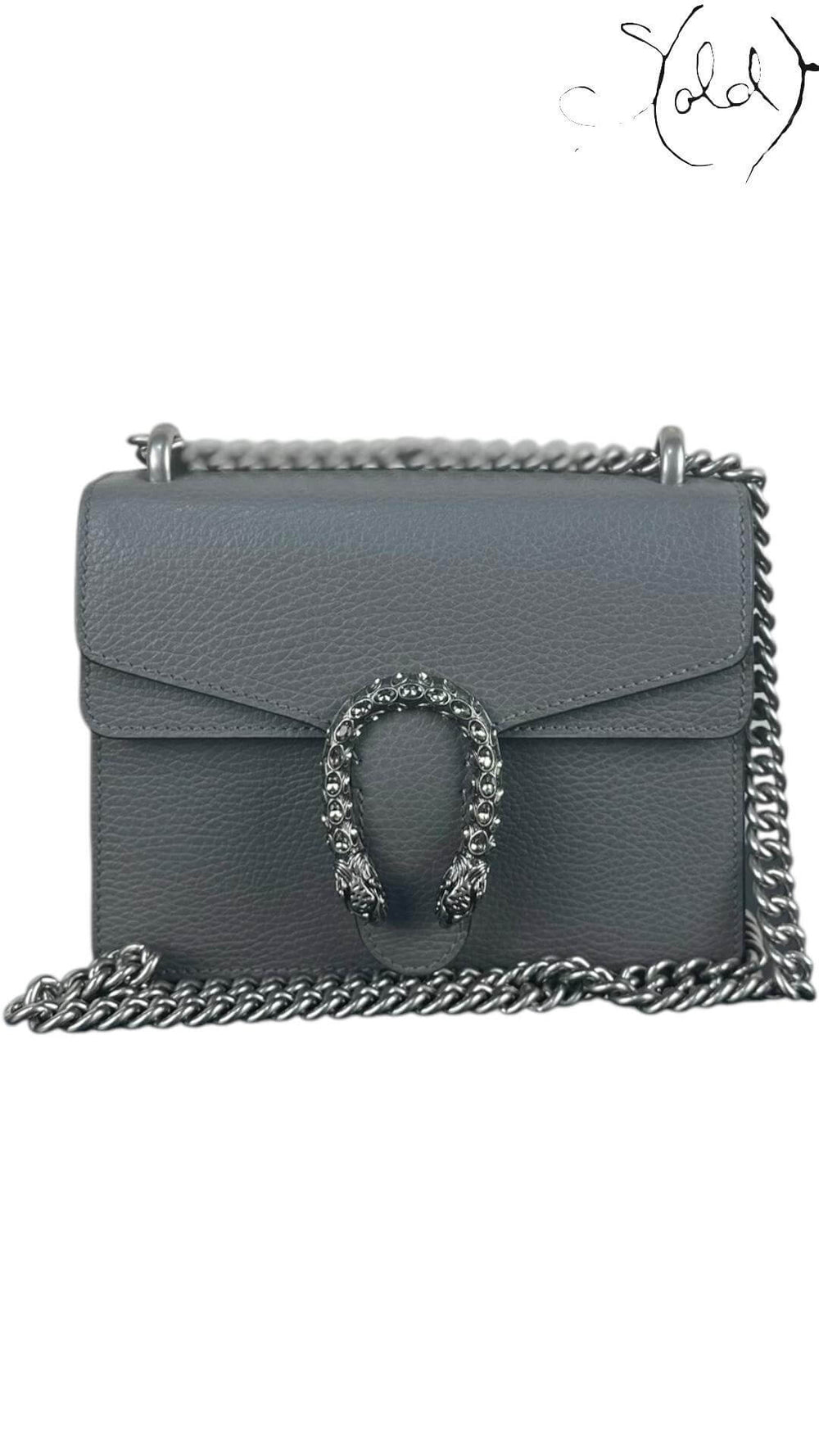Gucci Dionysus Mini – GG Supreme Monogram, Hardware detail | Sold Attire