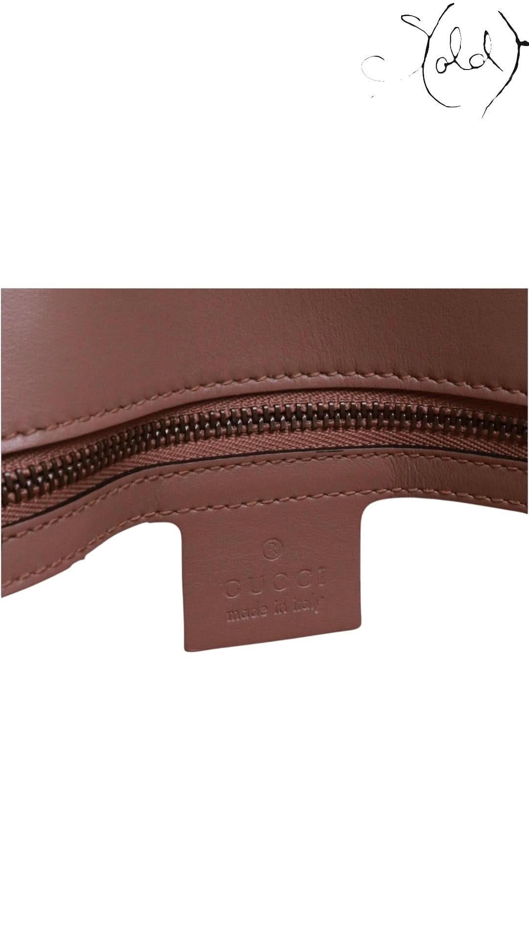 Gucci Dusty Pink GG Marmont Mini Matelassé Shoulder Bag | Sold Attire - Sold Attire